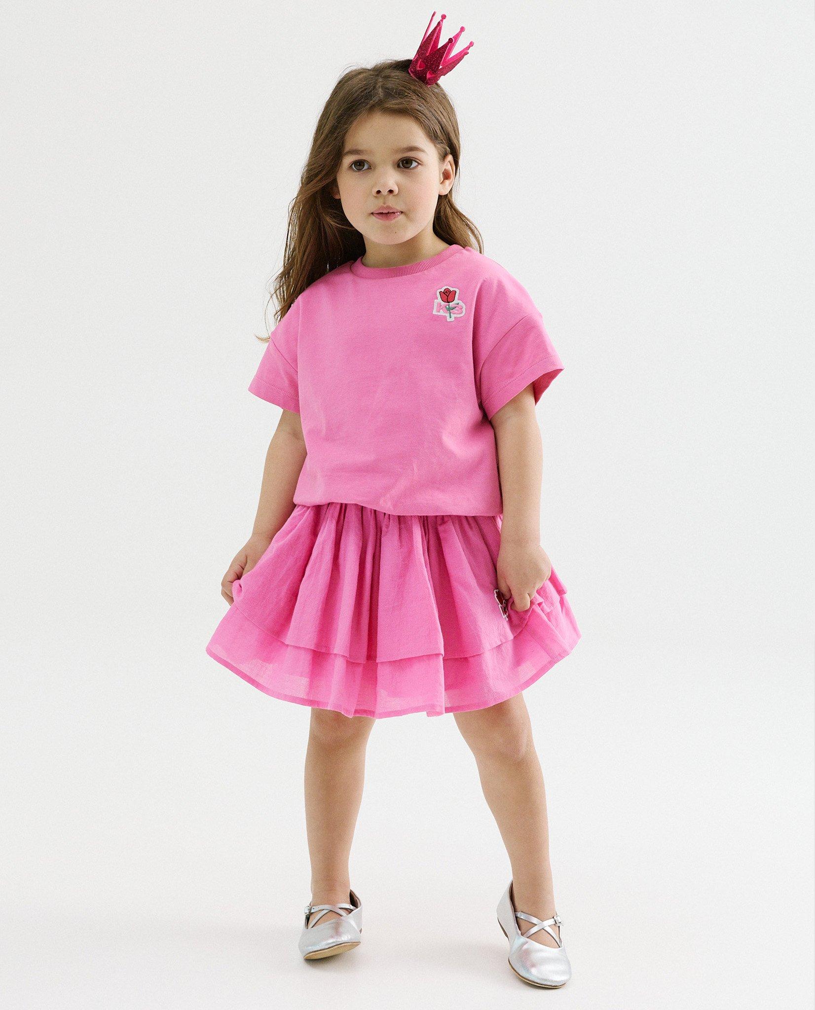 Rok met volants - Product Detail - lichtroze - afbeelding nummer 1