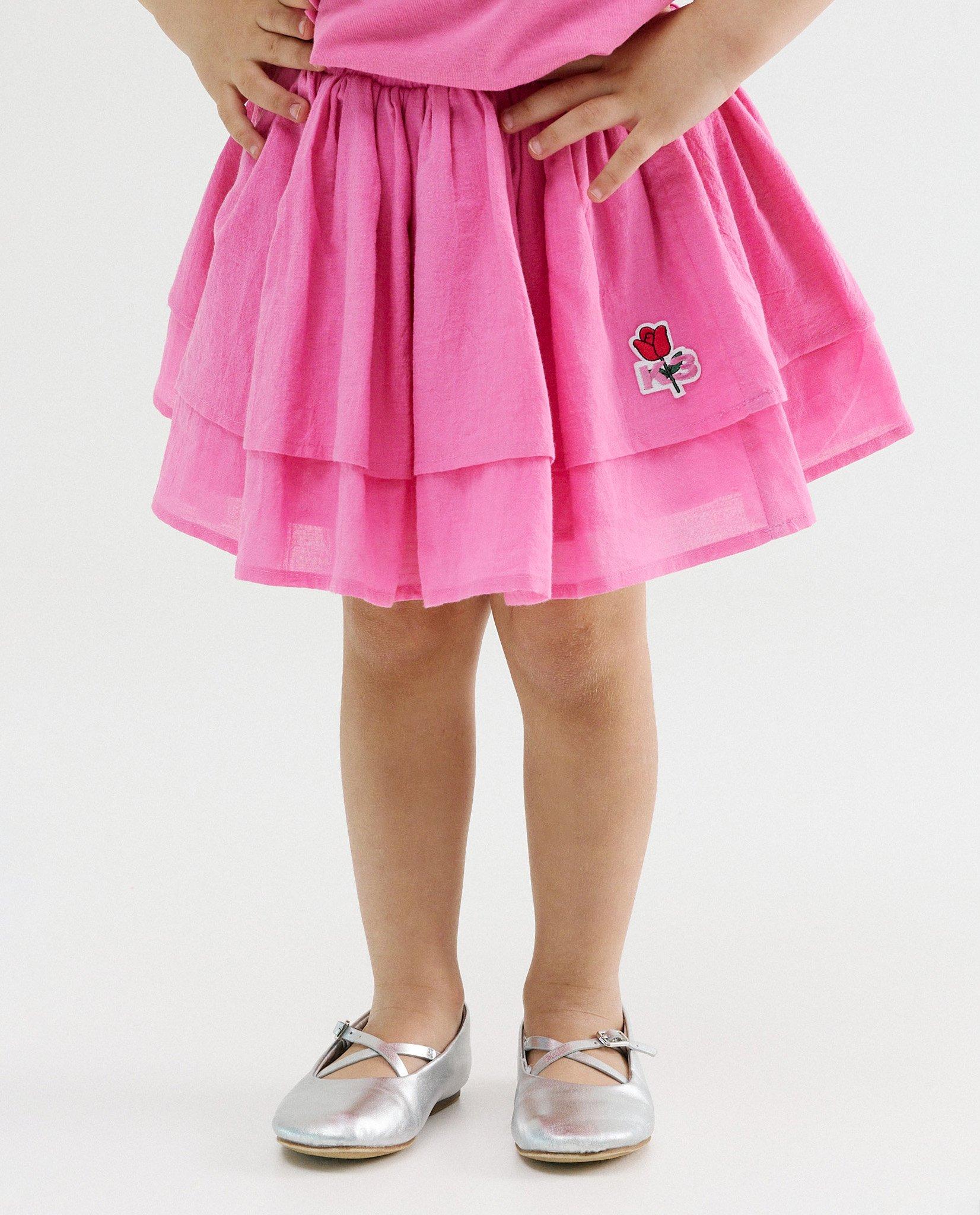 Rok met volants - Product Detail - lichtroze - afbeelding nummer 3