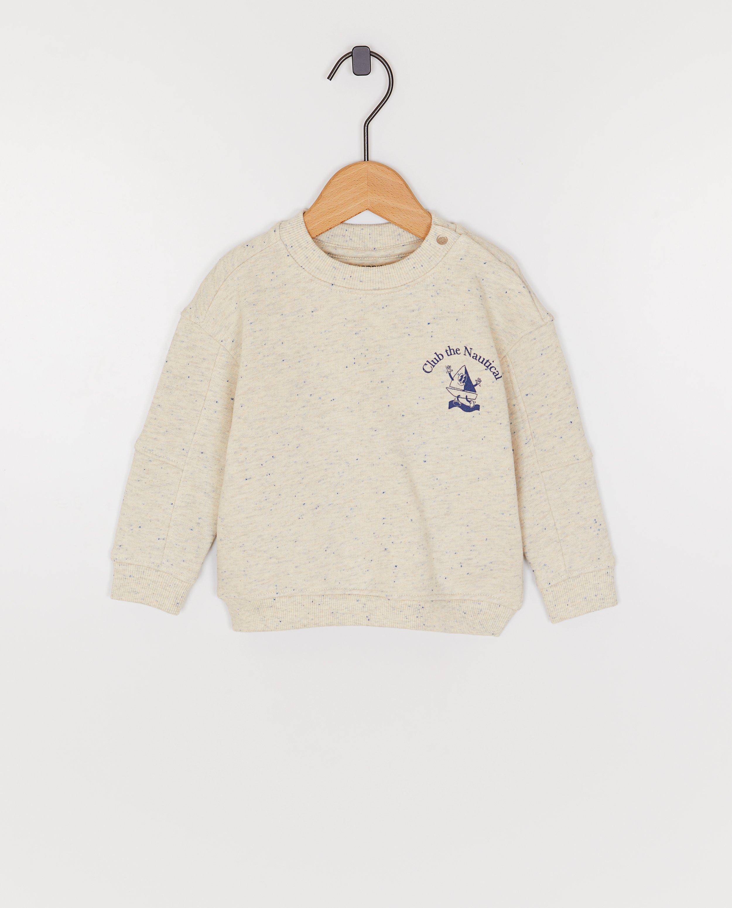 Sweater met print zeilboot - Product Detail - lichtgrijs - afbeelding nummer 1