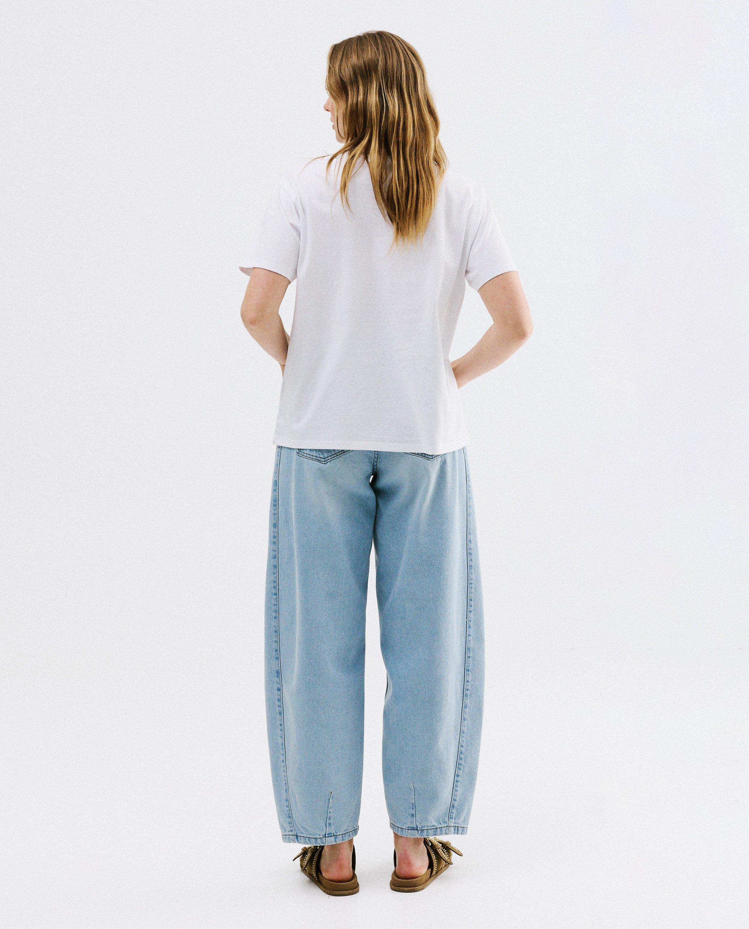 Jeans - Jeans avec d&eacute;tails, coupe balloon, 34-46