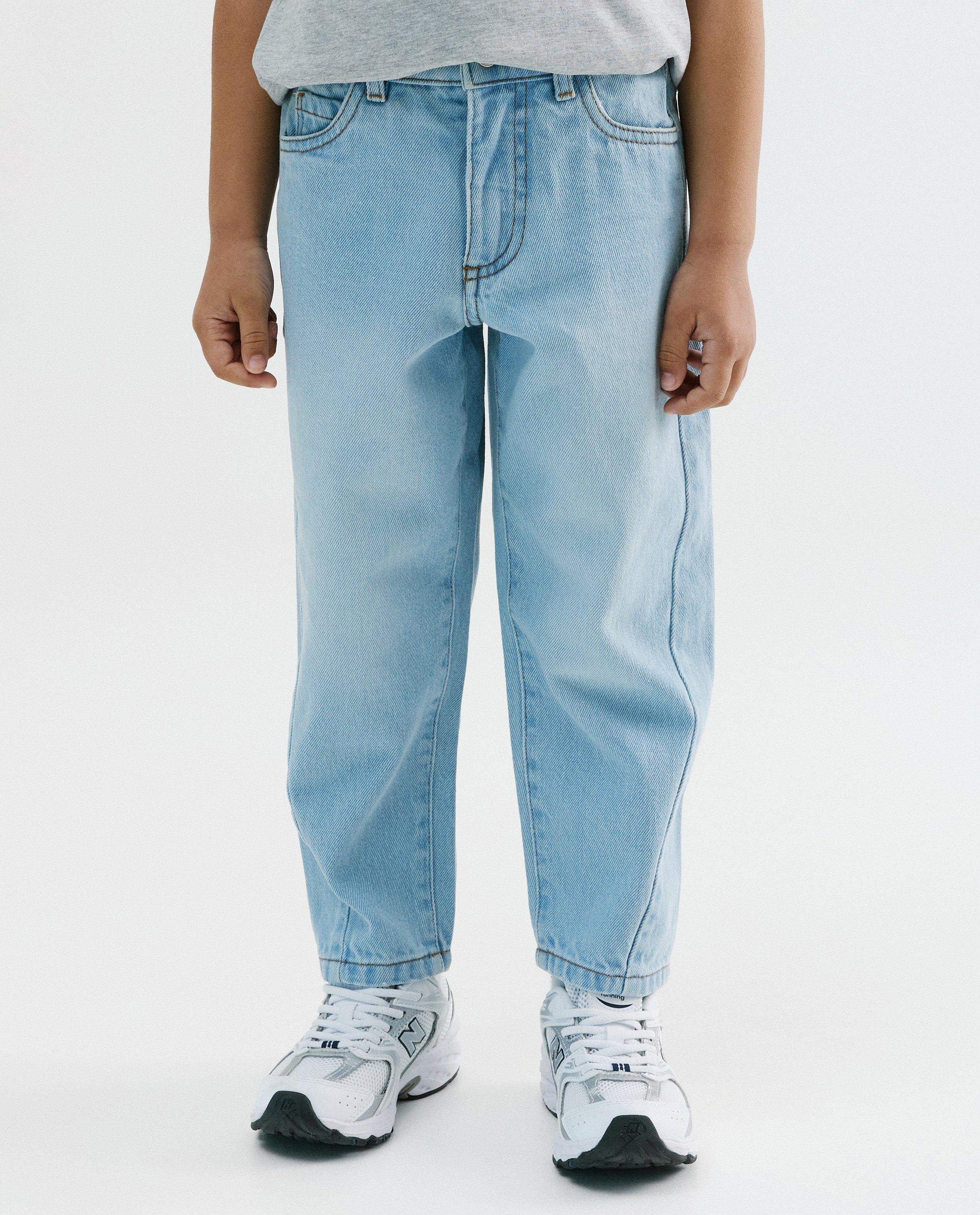 Jeans - Jeans met siernaden, balloon fit, 92-134