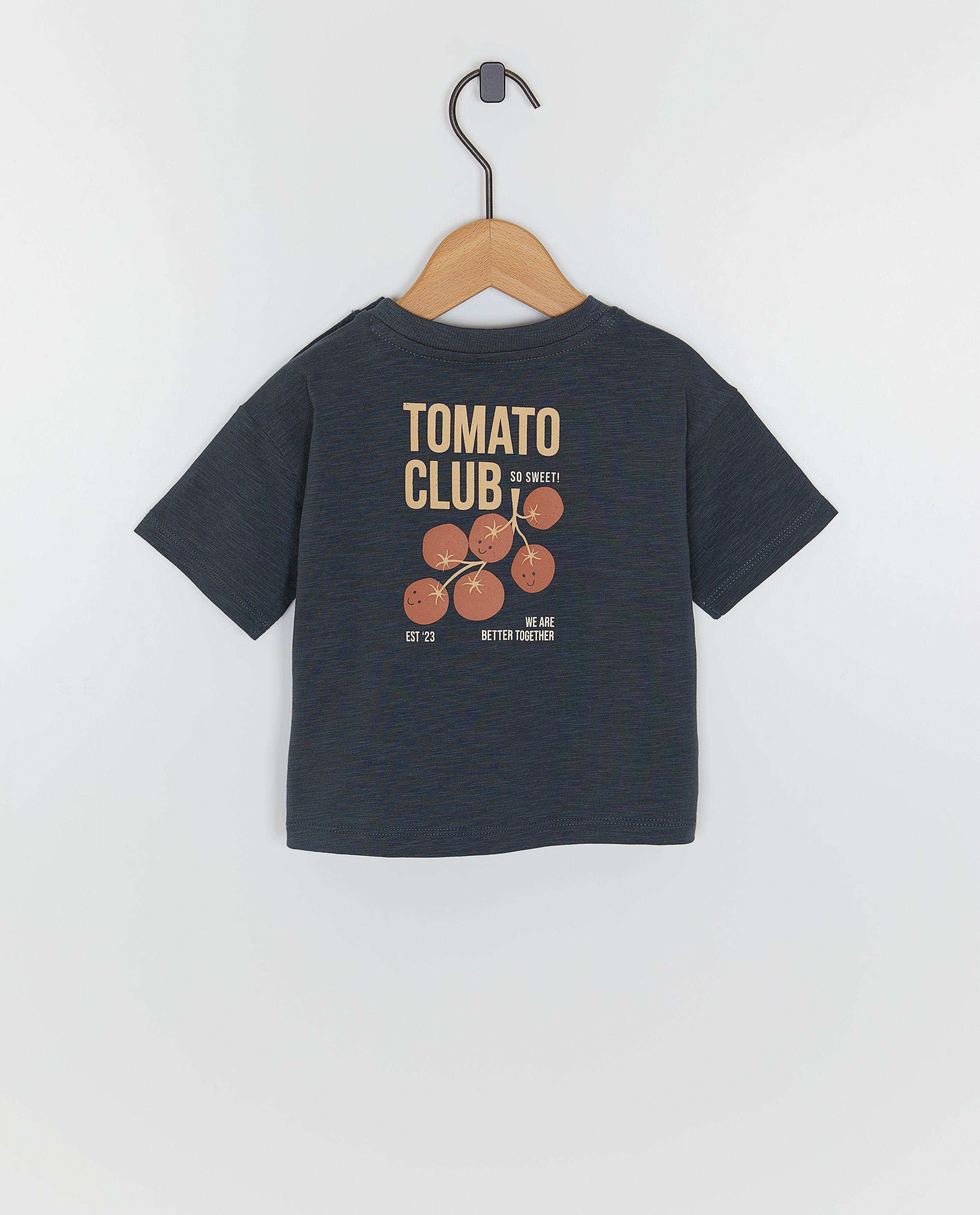 T-shirt met backprint, loose fit - Product Detail - zwart - afbeelding nummer 4