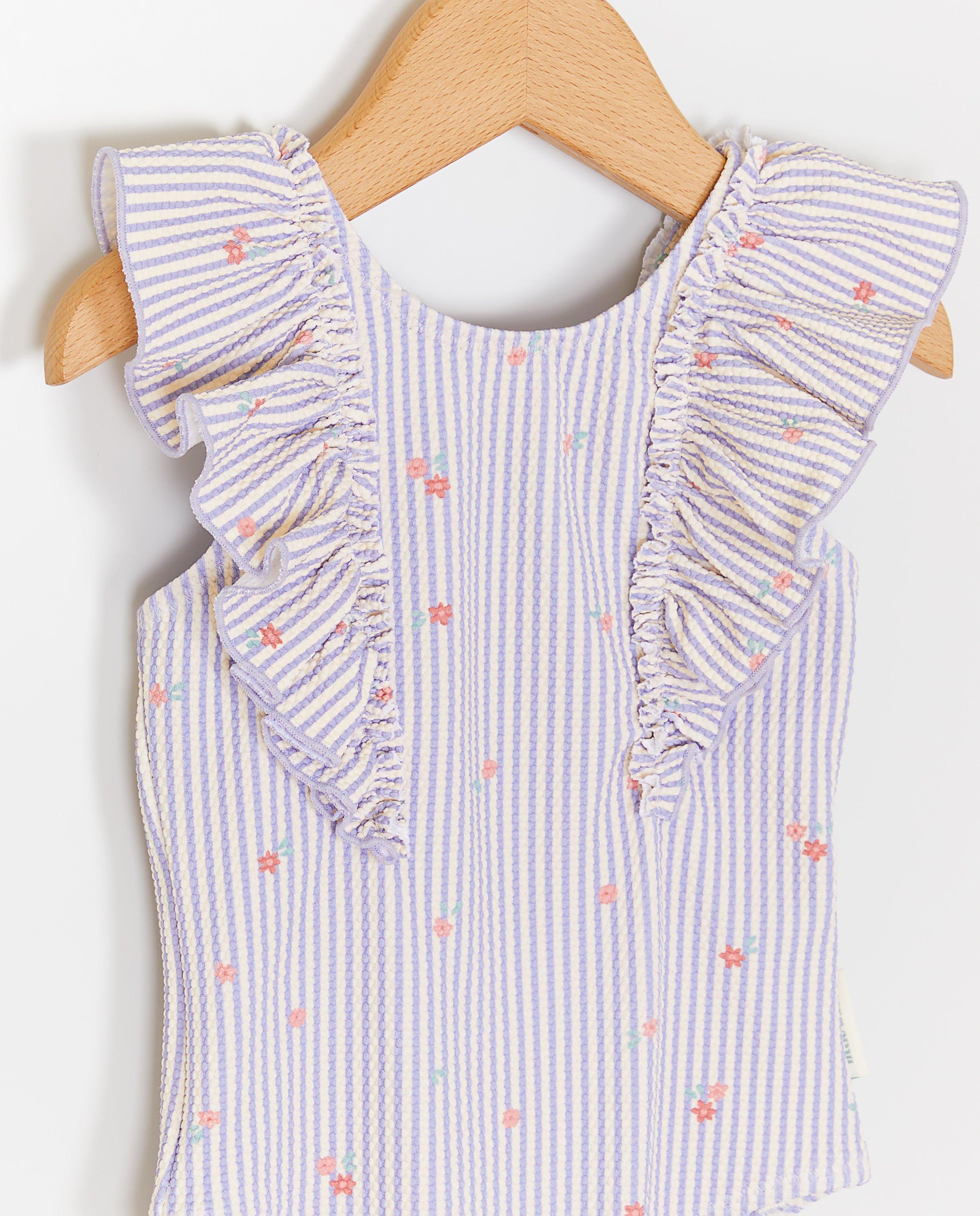Badpak met textuur - Product Detail - blauw - afbeelding nummer 3