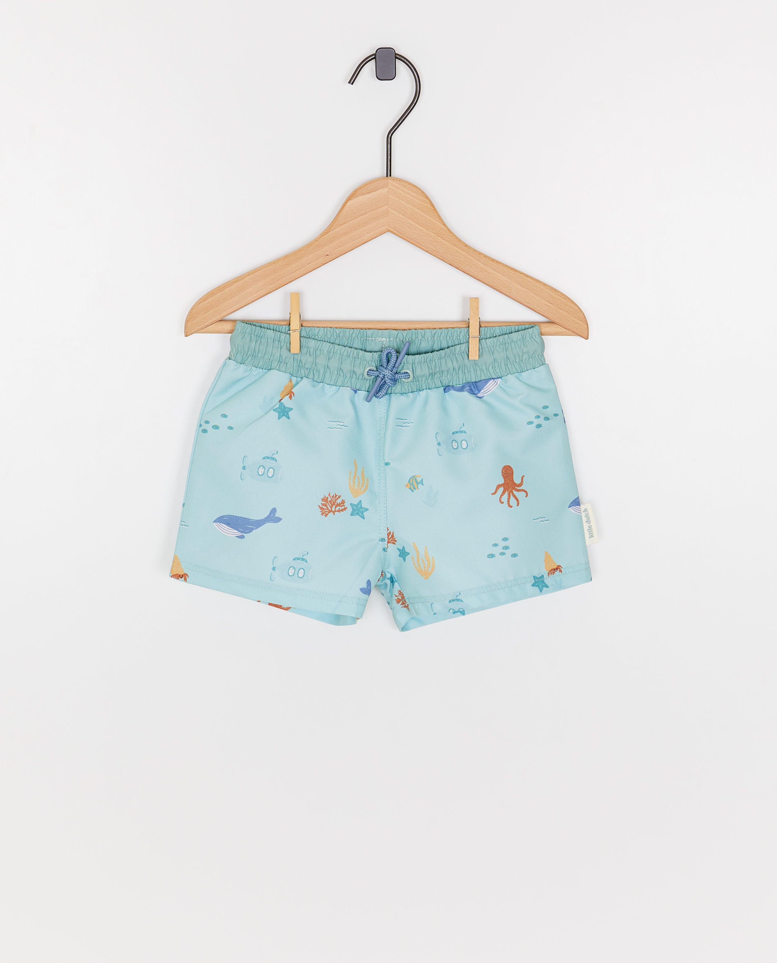 Zwemshort met print zeedieren - Product Detail - lichtgroen - afbeelding nummer 1