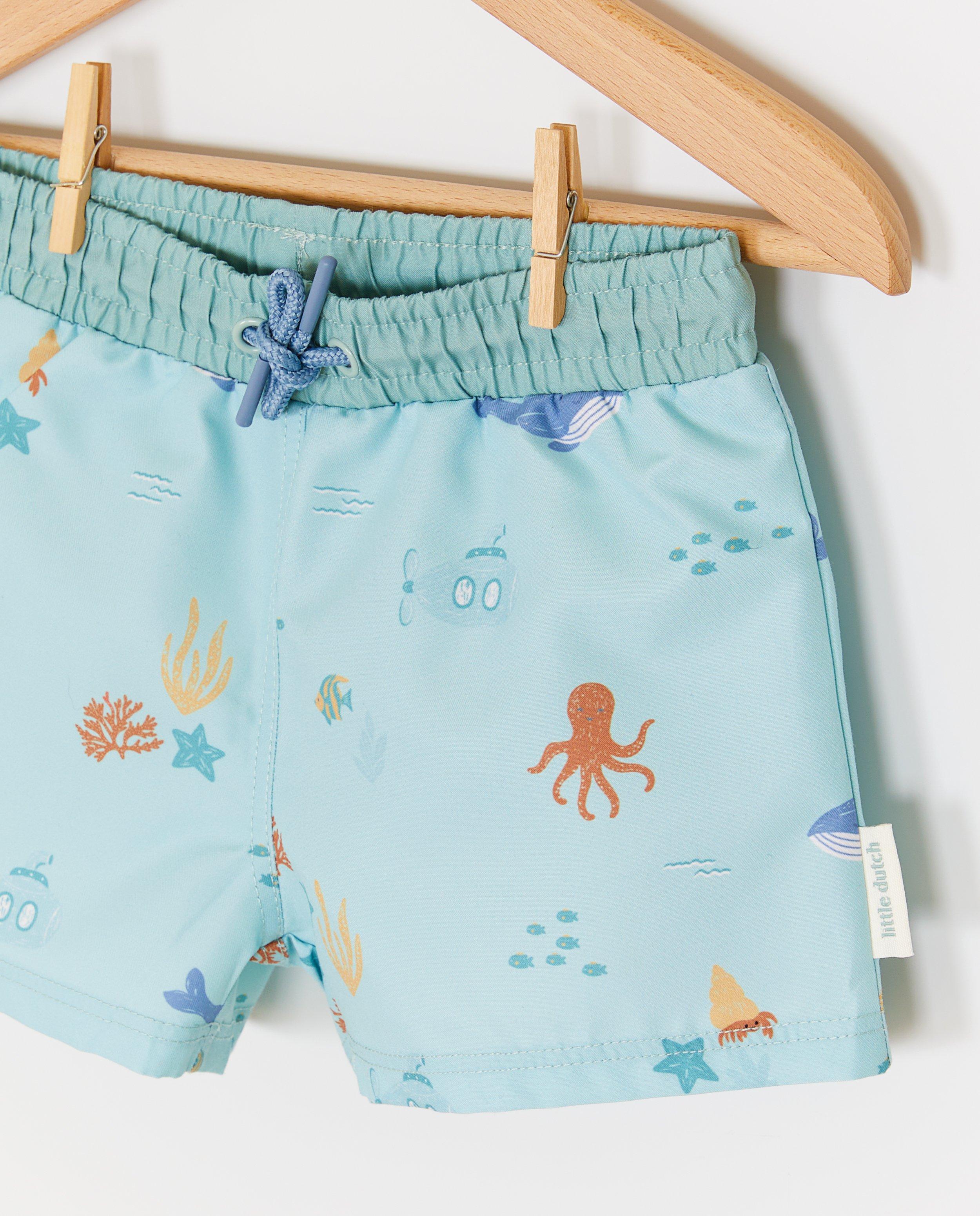 Zwemshort met print zeedieren - Product Detail - lichtgroen - afbeelding nummer 3