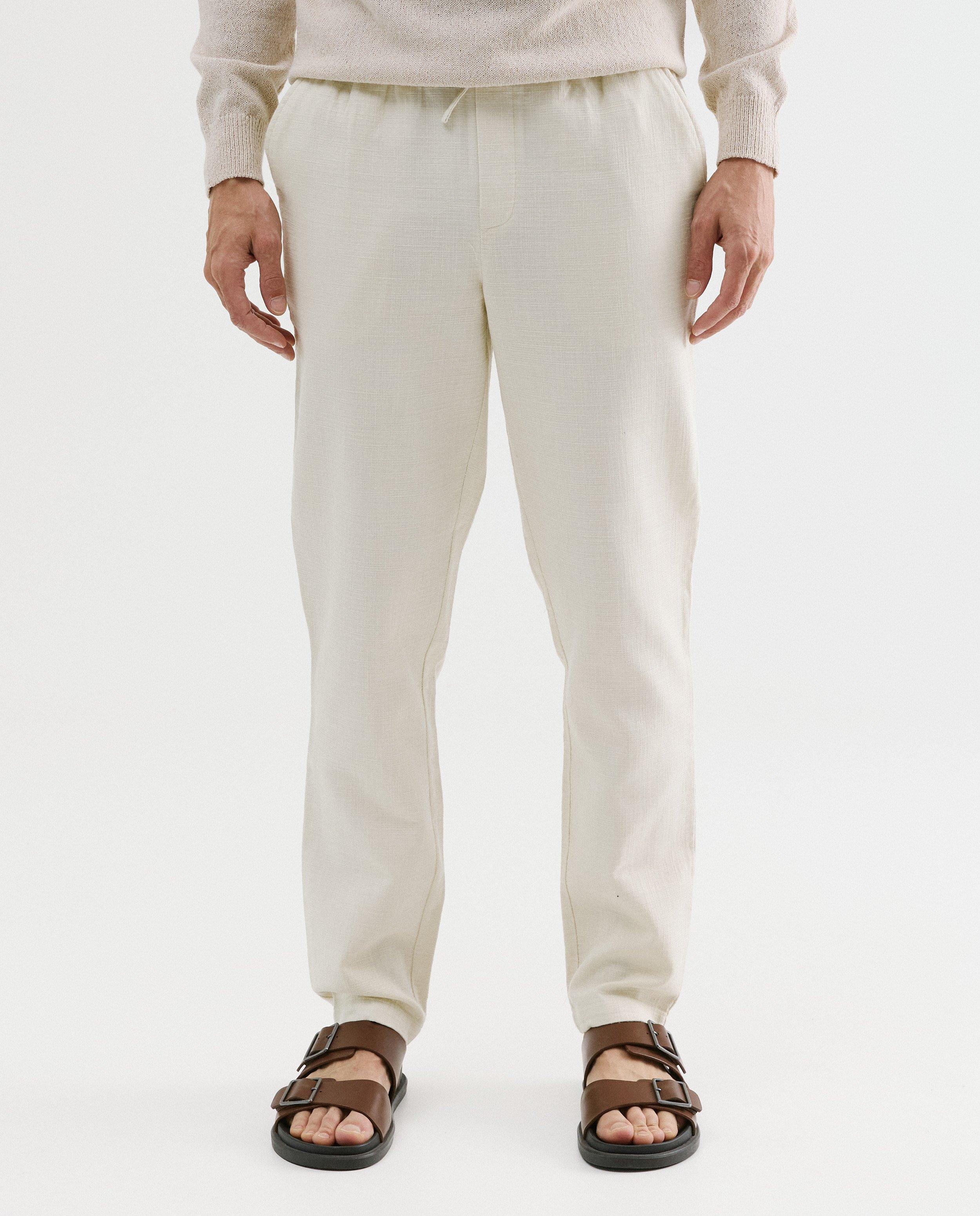 Broeken - Broek van biokatoen, jogger fit
