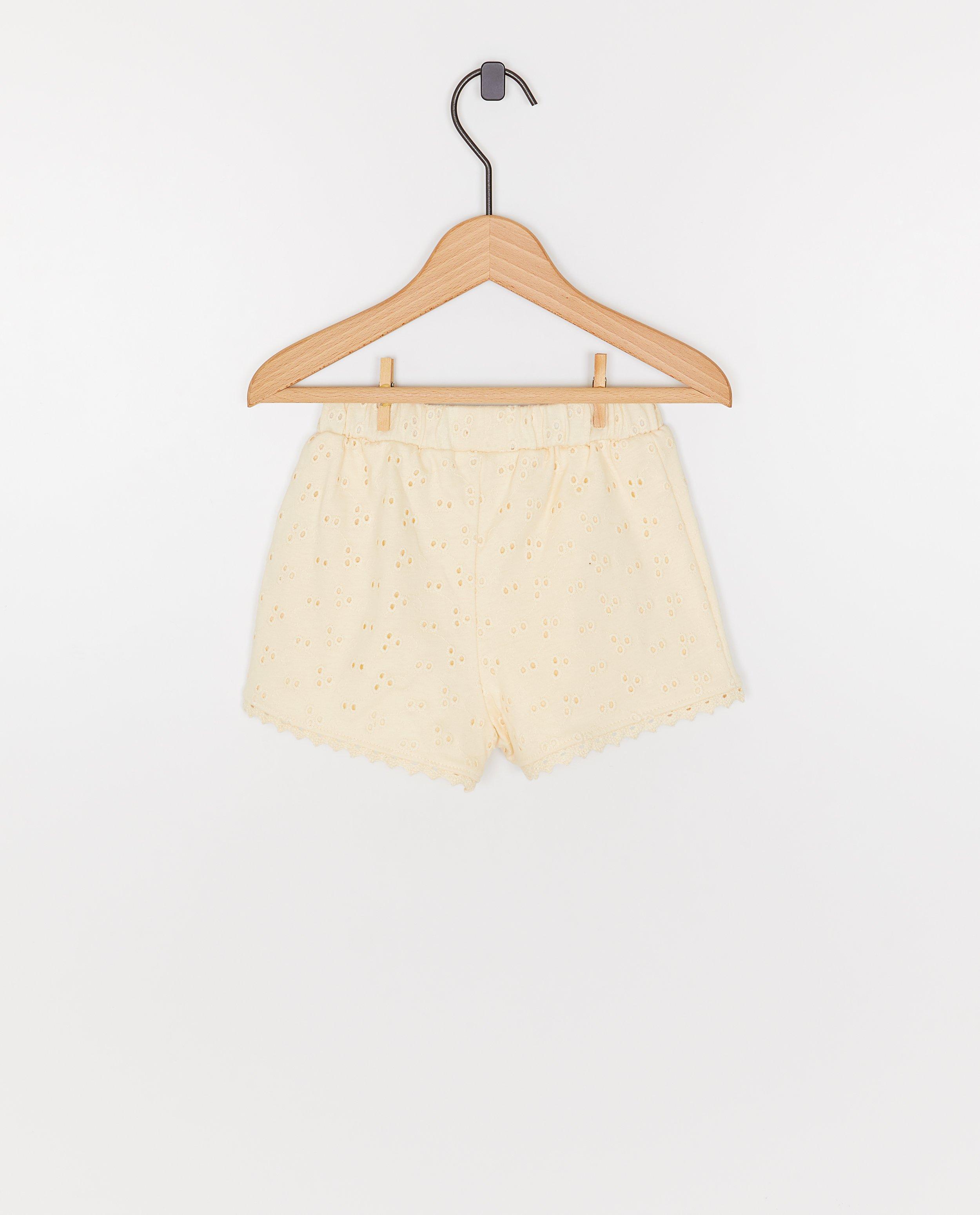 Short met broderie anglaise - Product Detail - wit - afbeelding nummer 2