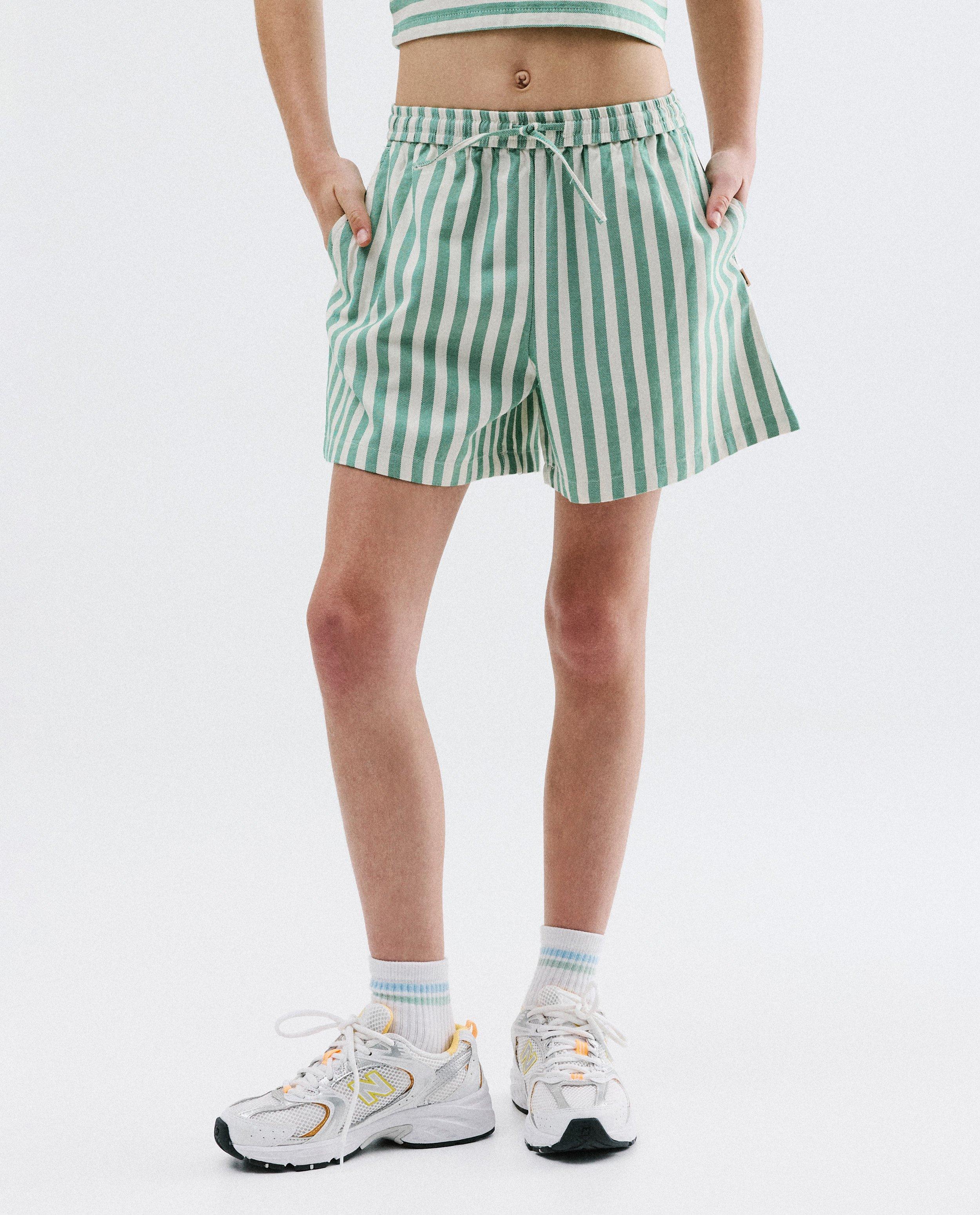 Short met strepen - Product Detail - khaki - afbeelding nummer 3