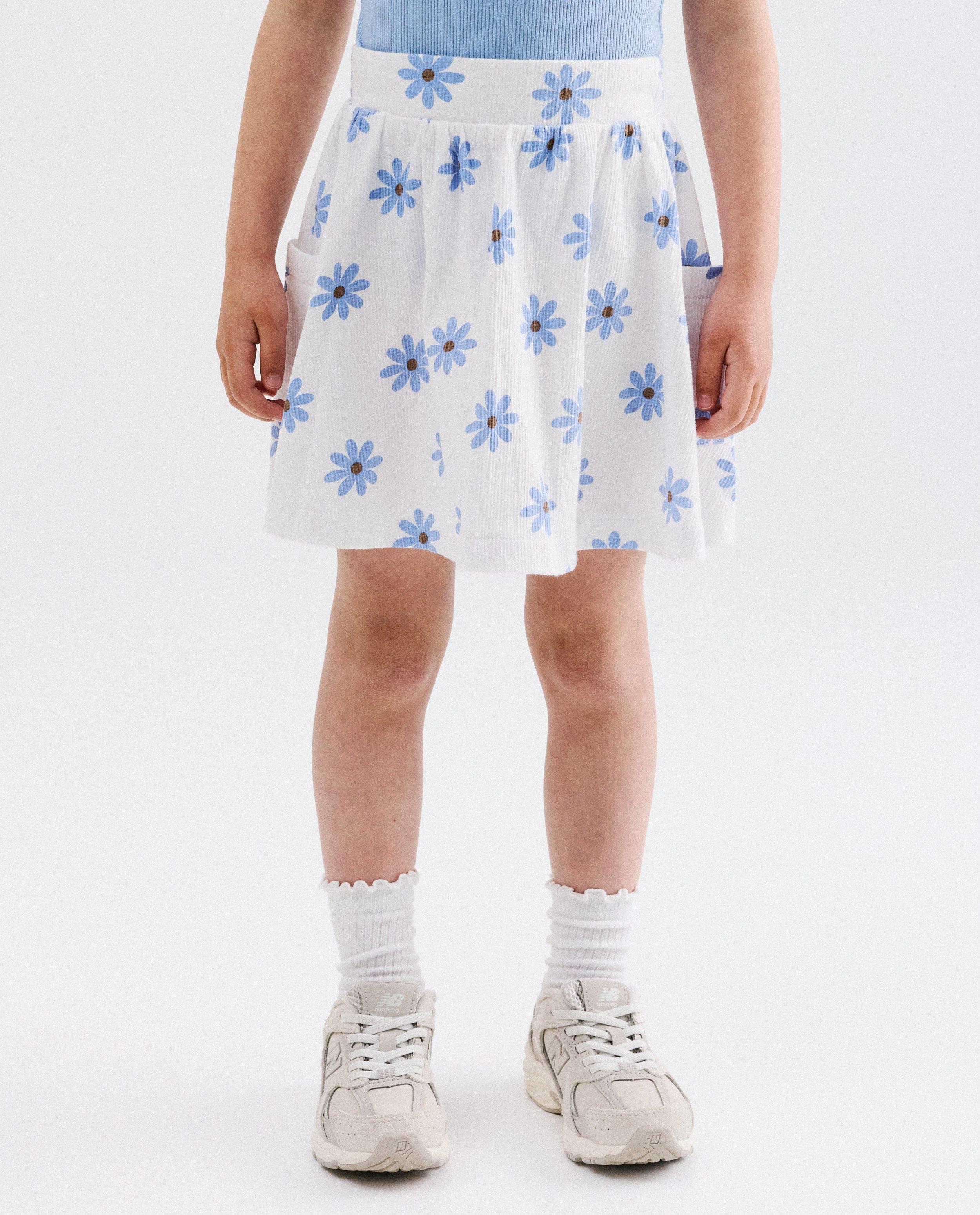 Rok met bloemenprint - Product Detail - wit - afbeelding nummer 3
