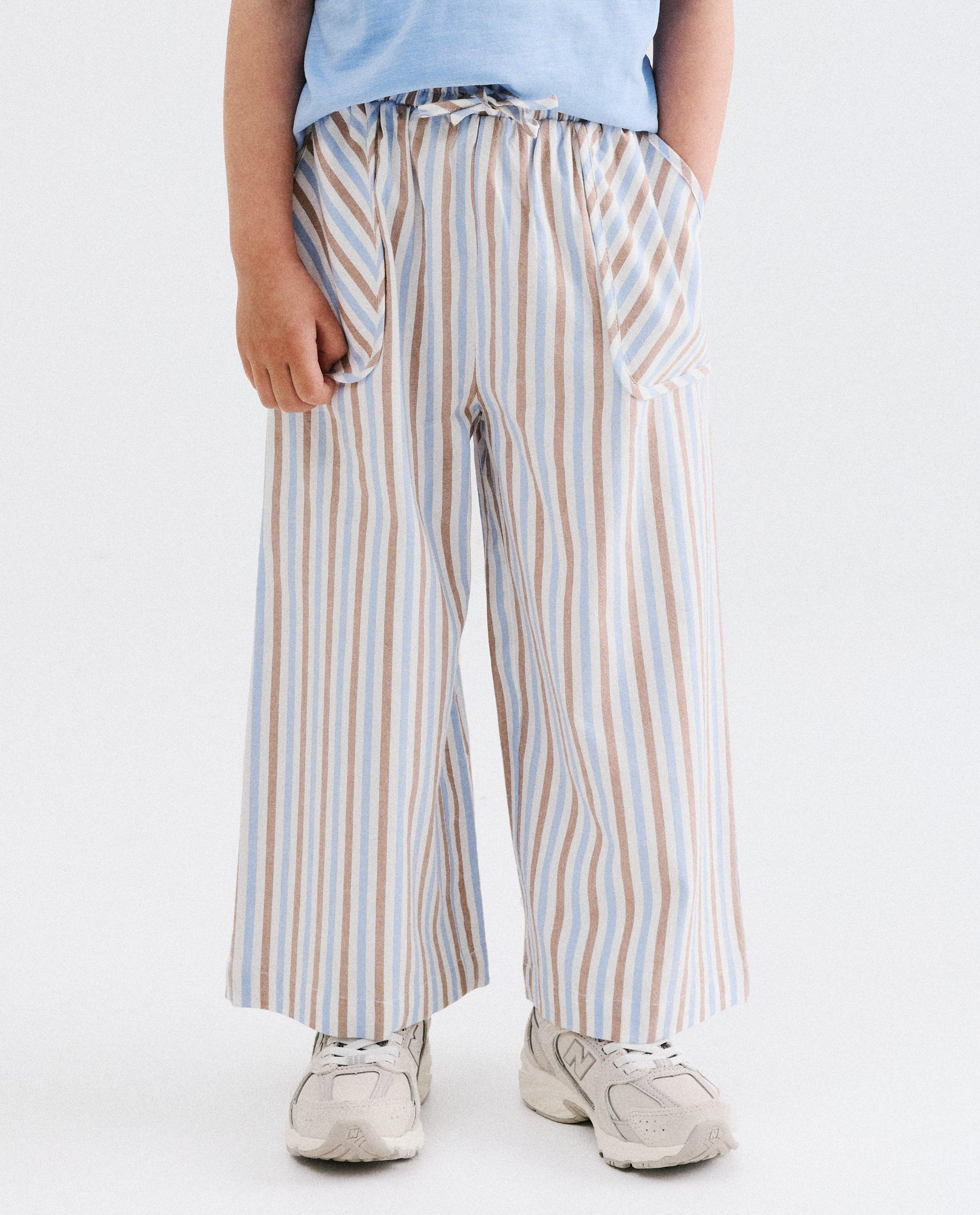 Broek met strepen - Product Detail - blauw - afbeelding nummer 3