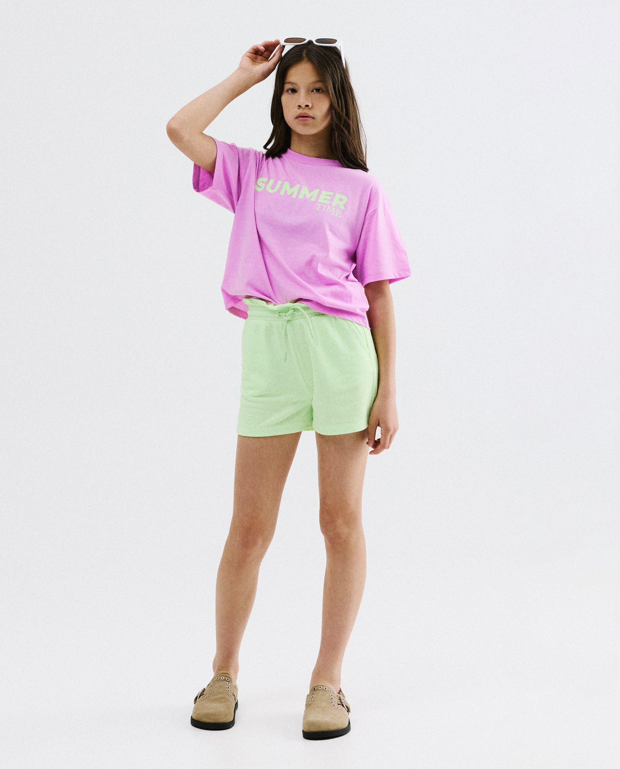 Roze short - Product Detail - lichtgeel - afbeelding nummer 1