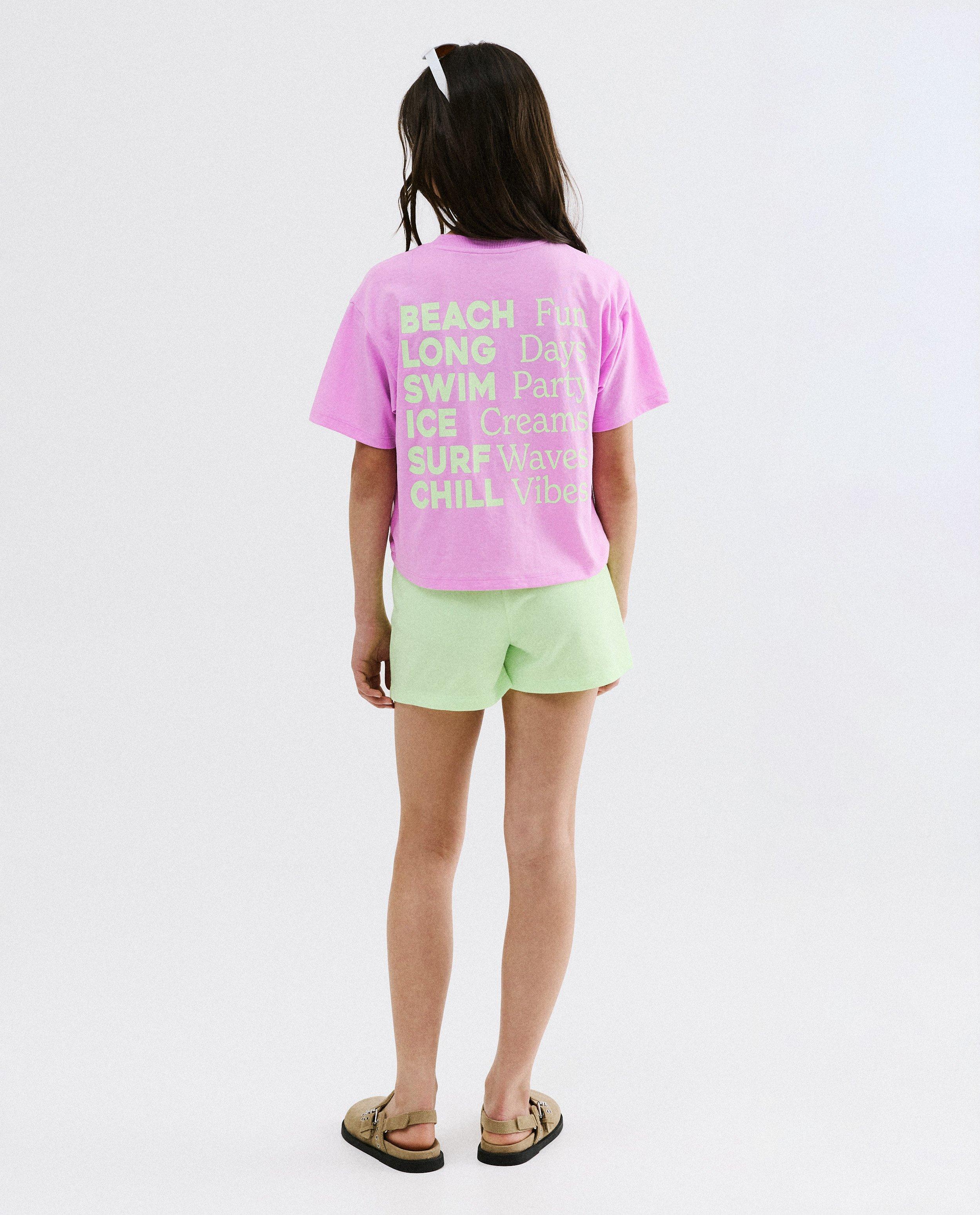 Roze short - Product Detail - lichtgeel - afbeelding nummer 2