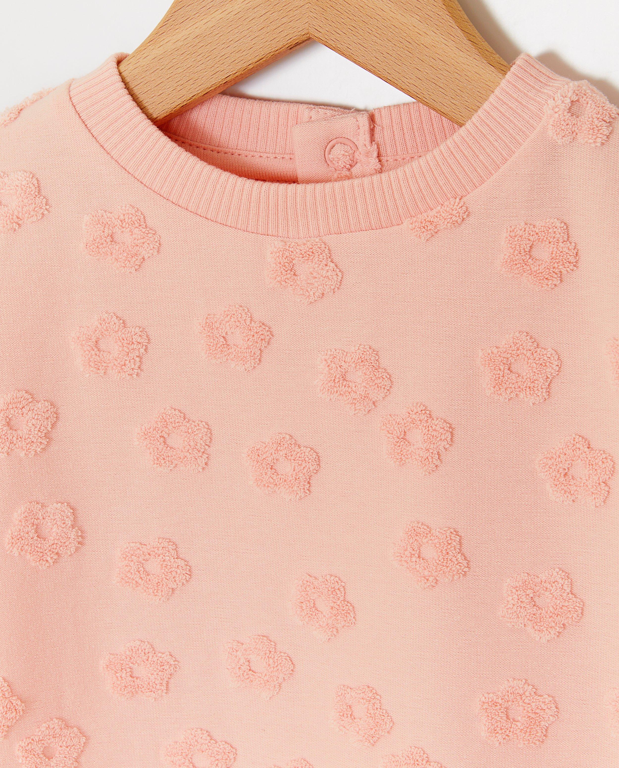 T-shirt van badstof, loose fit - Product Detail - oranje - afbeelding nummer 3