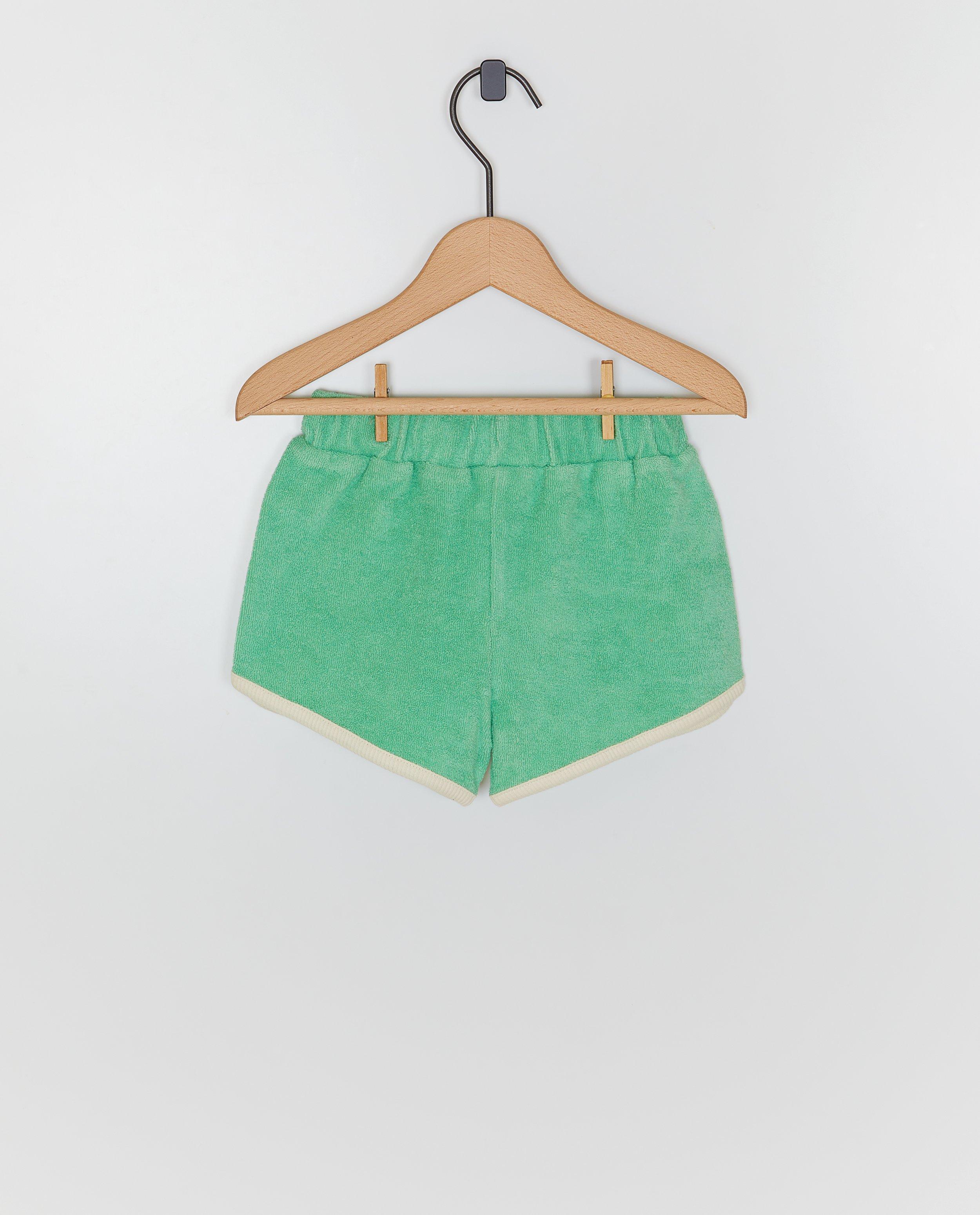 Short en &eacute;ponge - D&eacute;tails du produit - vert clair - image num&eacute;ro 2