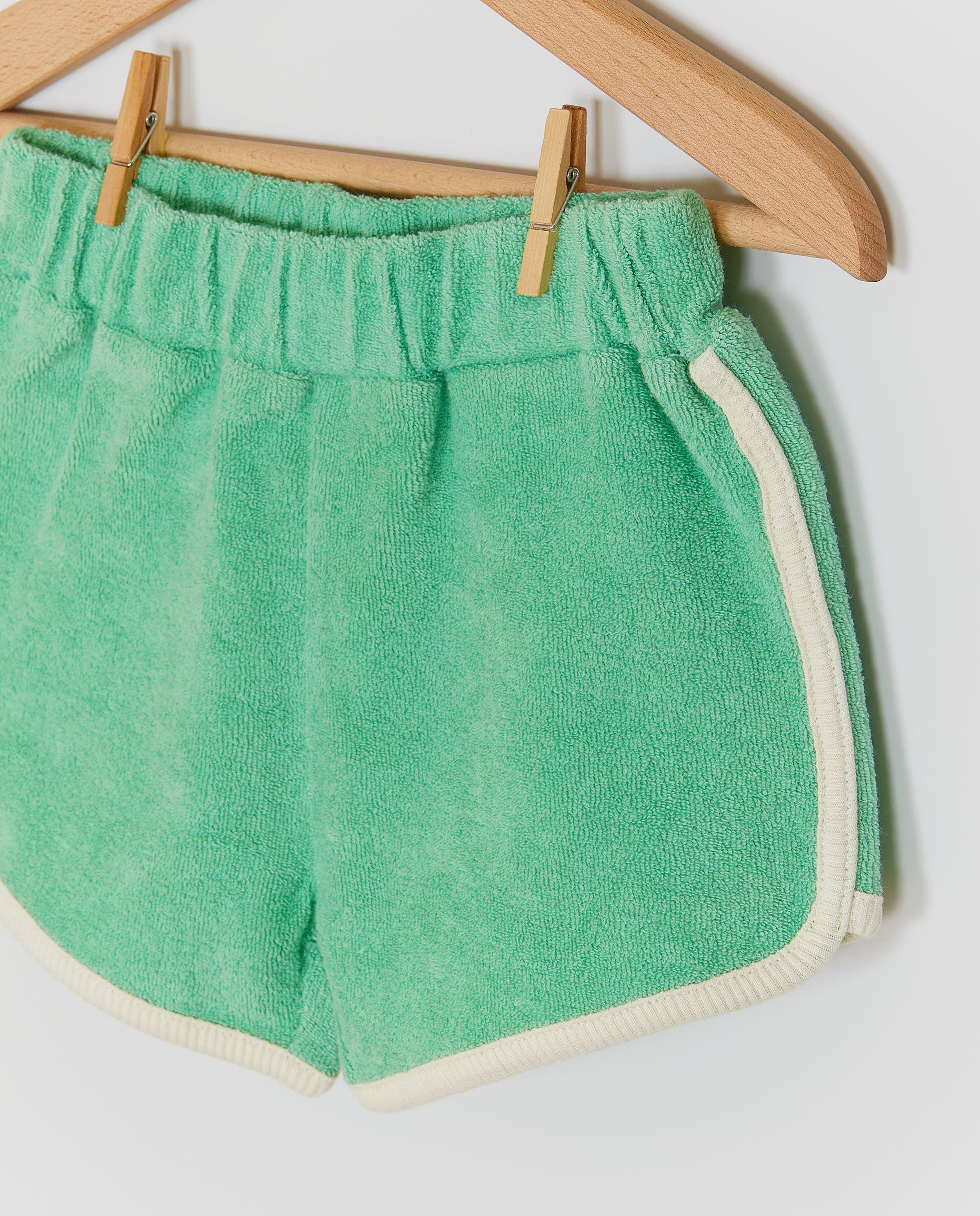 Short van badstof - Product Detail - lichtgroen - afbeelding nummer 4