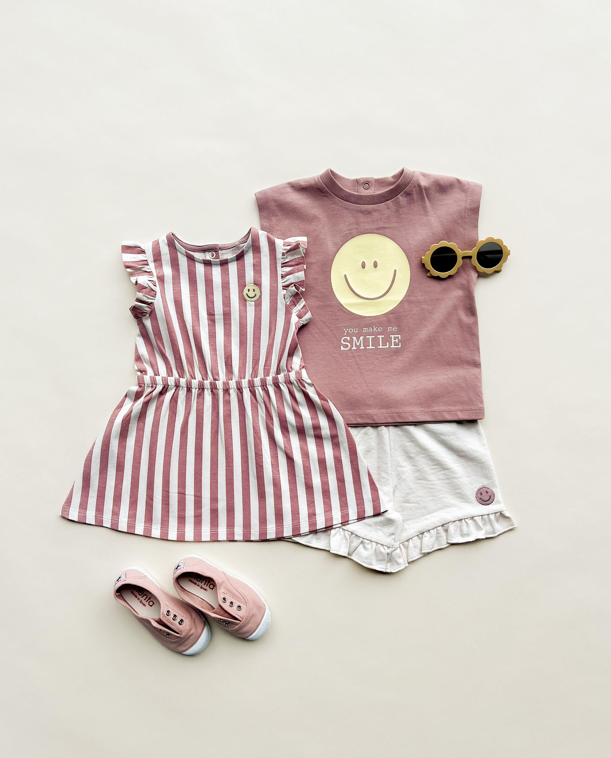 T-shirts - T-shirt met print smiley, loose fit