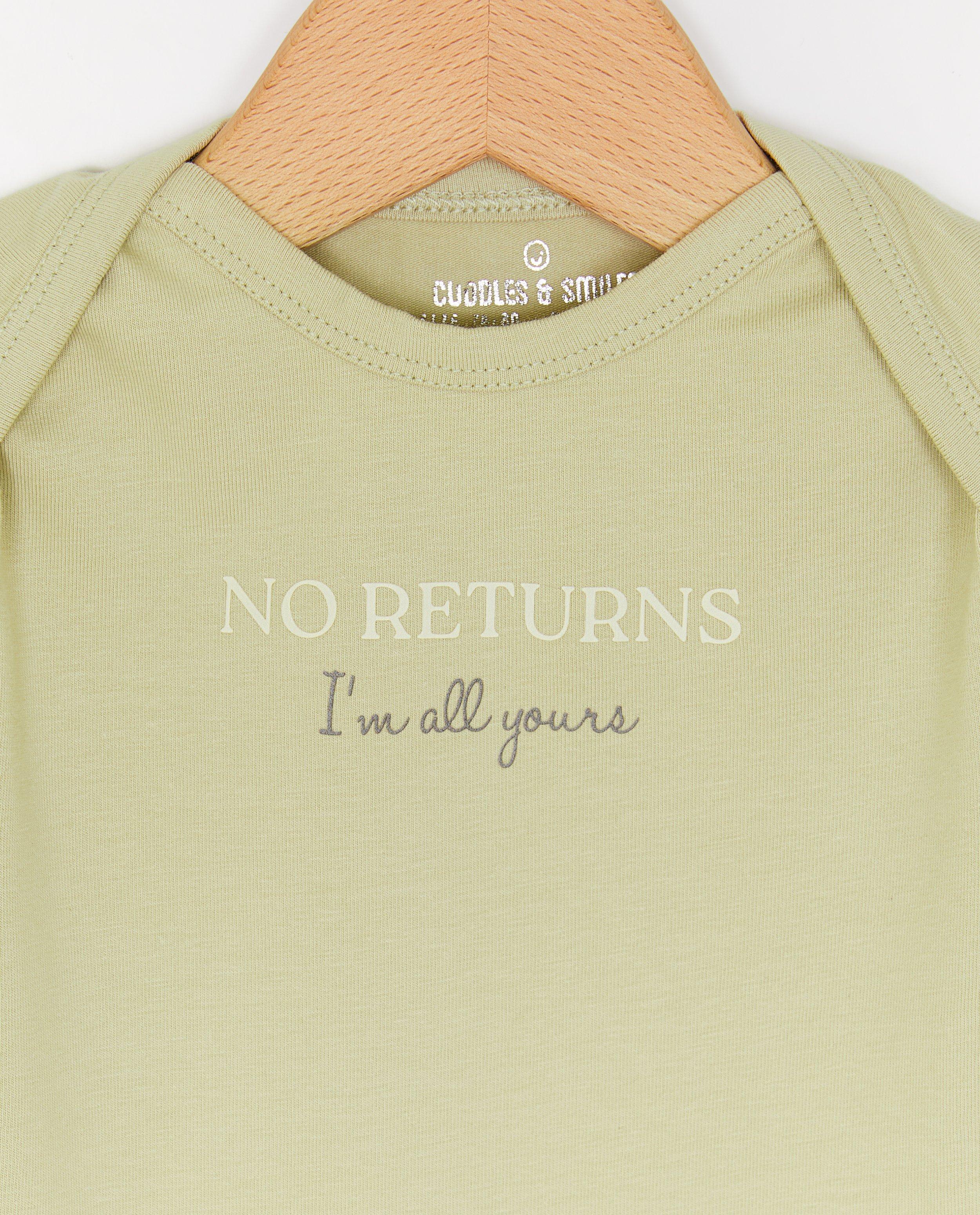 Personaliseerbare romper, baby - Product Detail - lichtgroen - afbeelding nummer 2