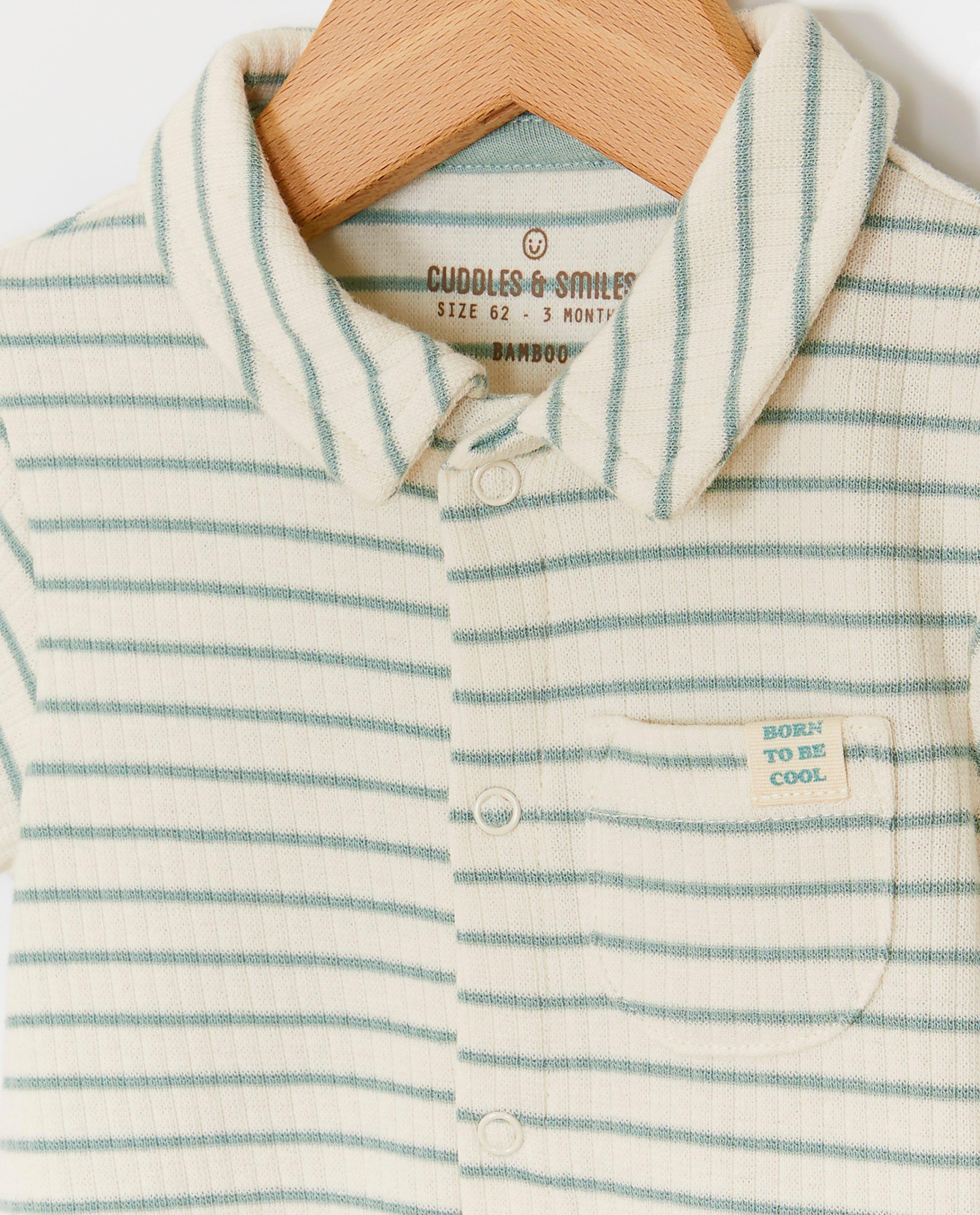 Kruippakje met fijne strepen - Product Detail - khaki - afbeelding nummer 3