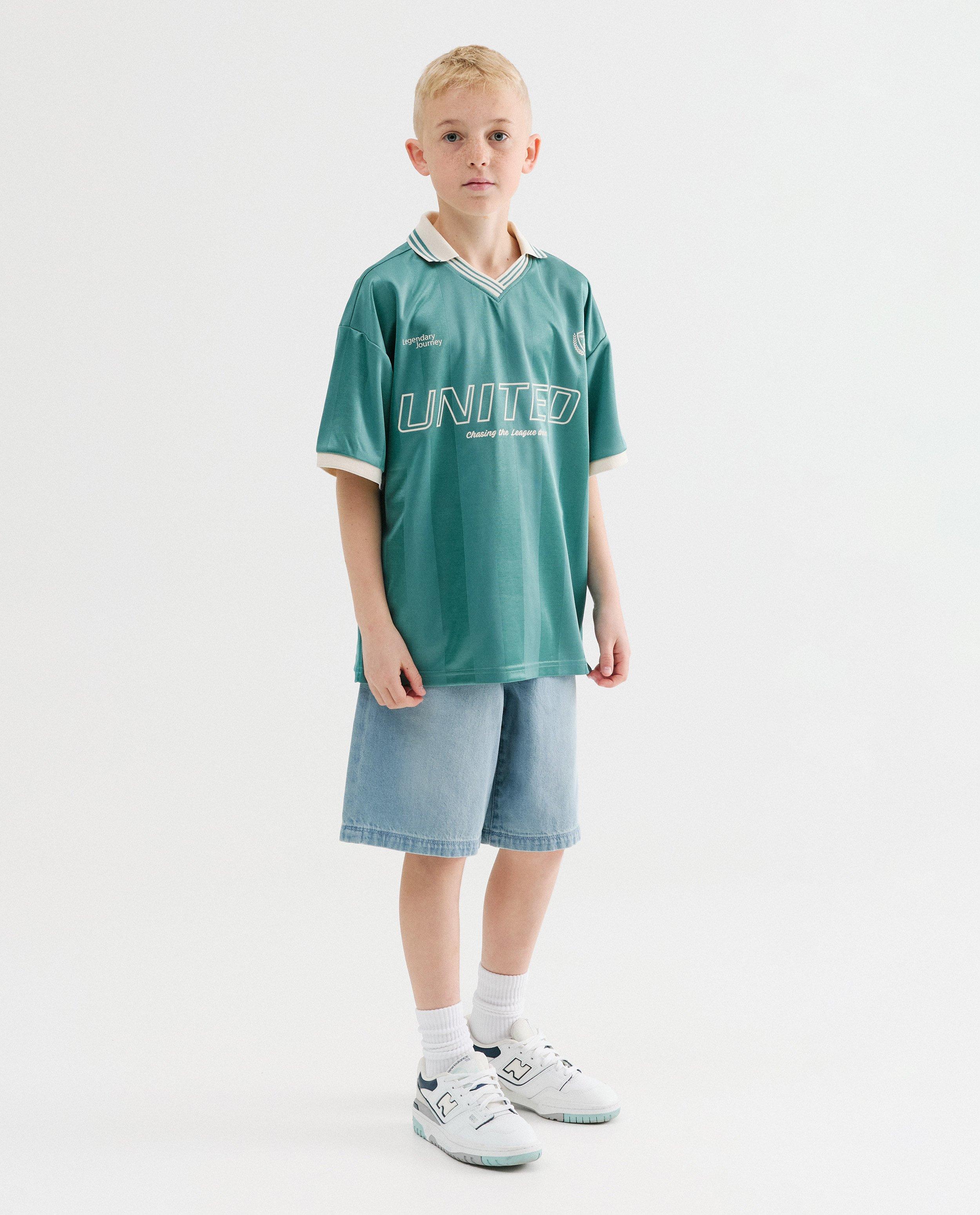 Voetbalshirt met opschrift, loose fit - Product Detail - khaki - afbeelding nummer 2
