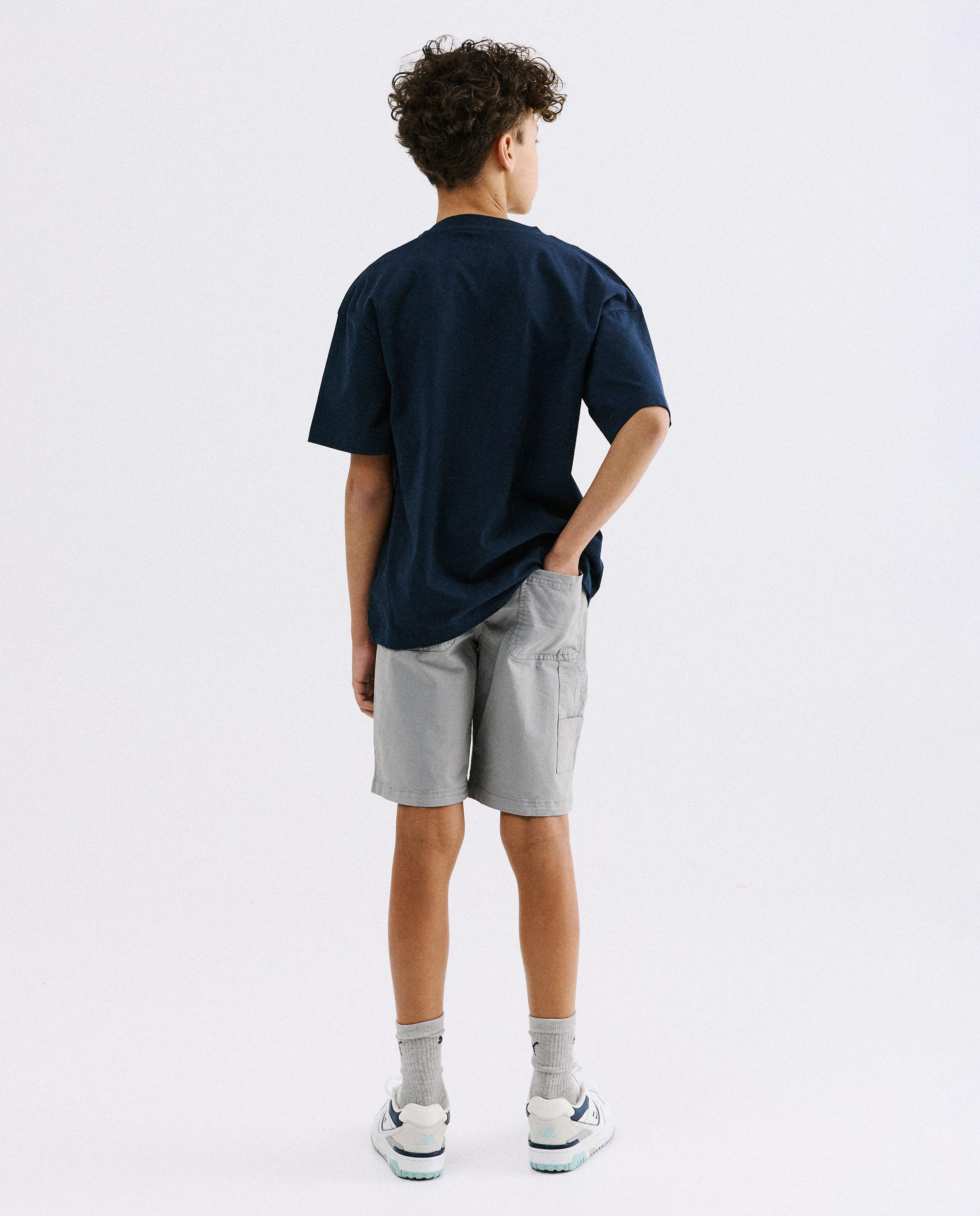 T-shirt avec un petit imprim&eacute; - D&eacute;tails du produit - bleu fonc&eacute; - image num&eacute;ro 2