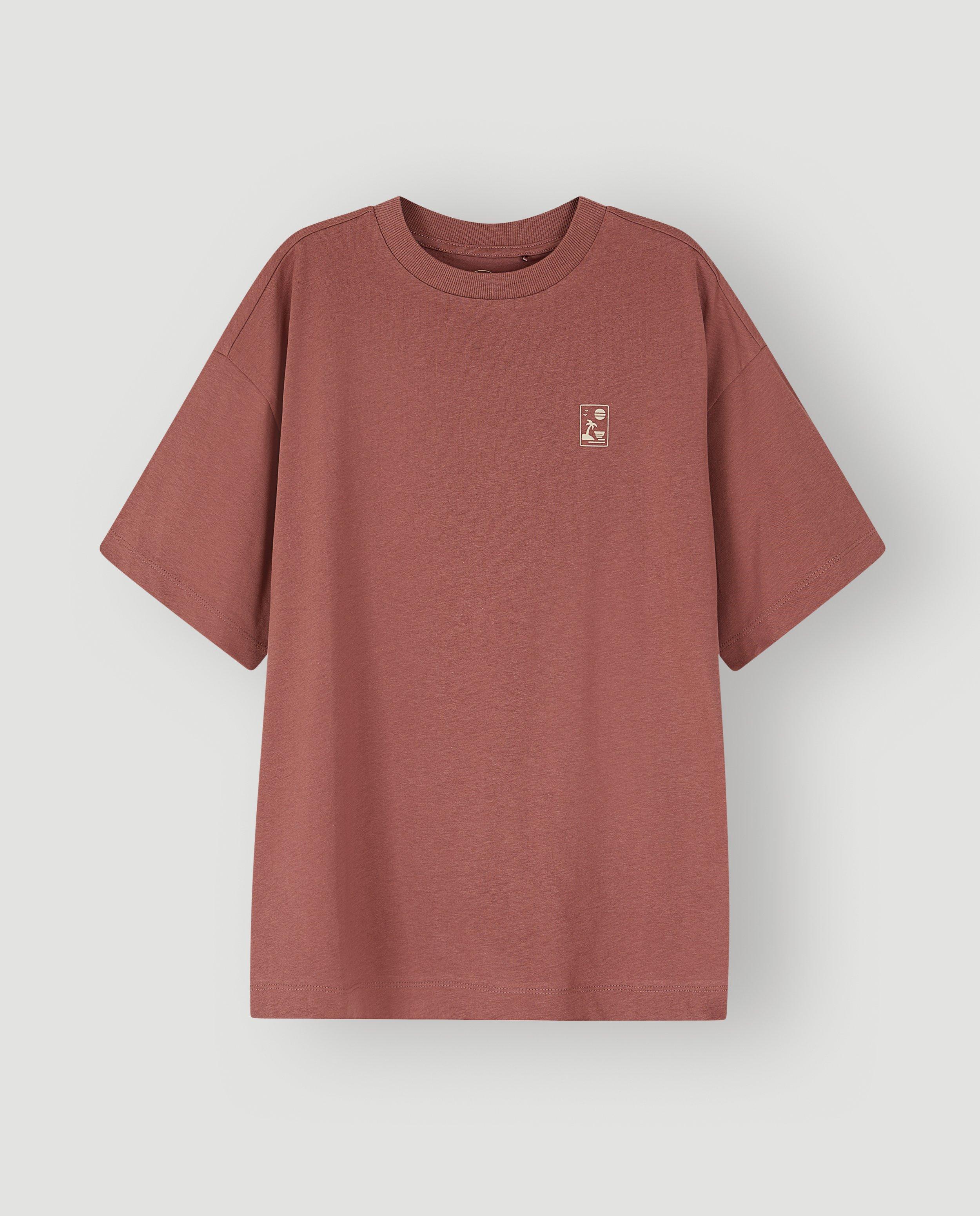 T-shirt met kleine print - Product Detail - rood - afbeelding nummer 4