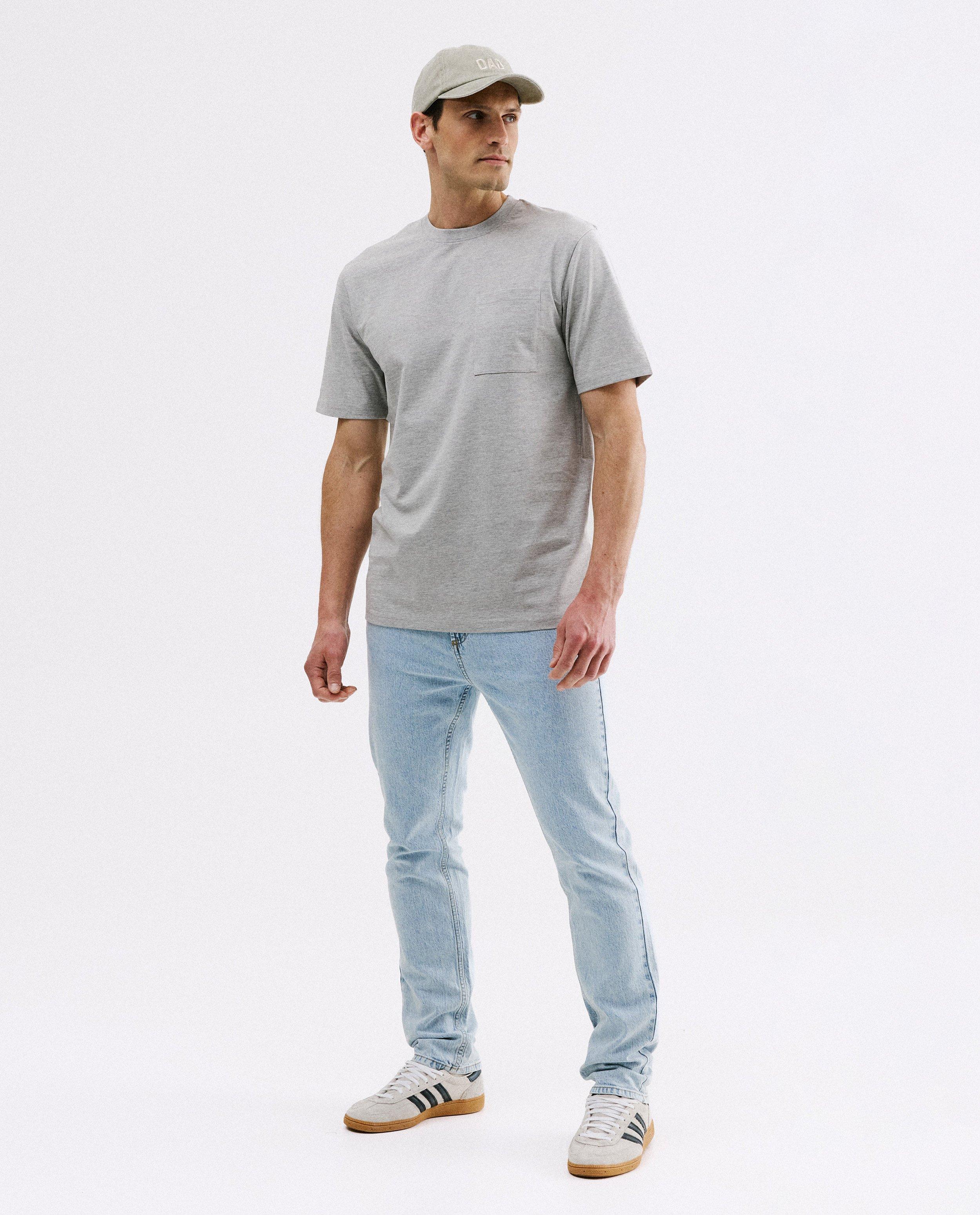 T-shirt met backprint Dad, relaxed fit, S-XXL - Product Detail - grijs - afbeelding nummer 3
