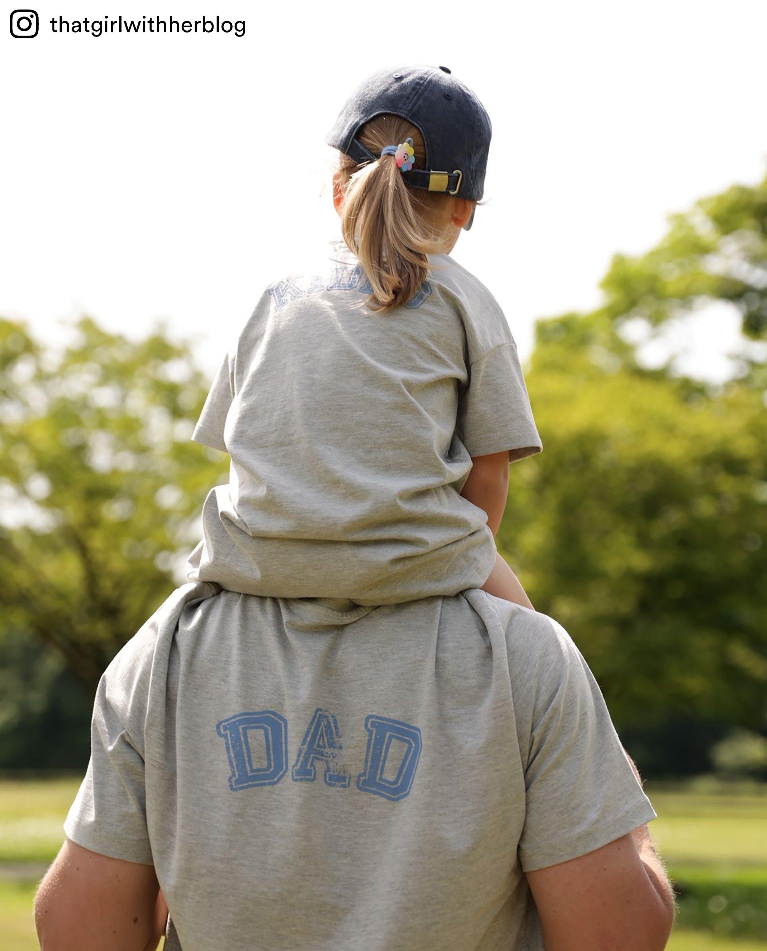 T-shirt met backprint Dad, relaxed fit, S-XXL - Product Detail - grijs - afbeelding nummer 5