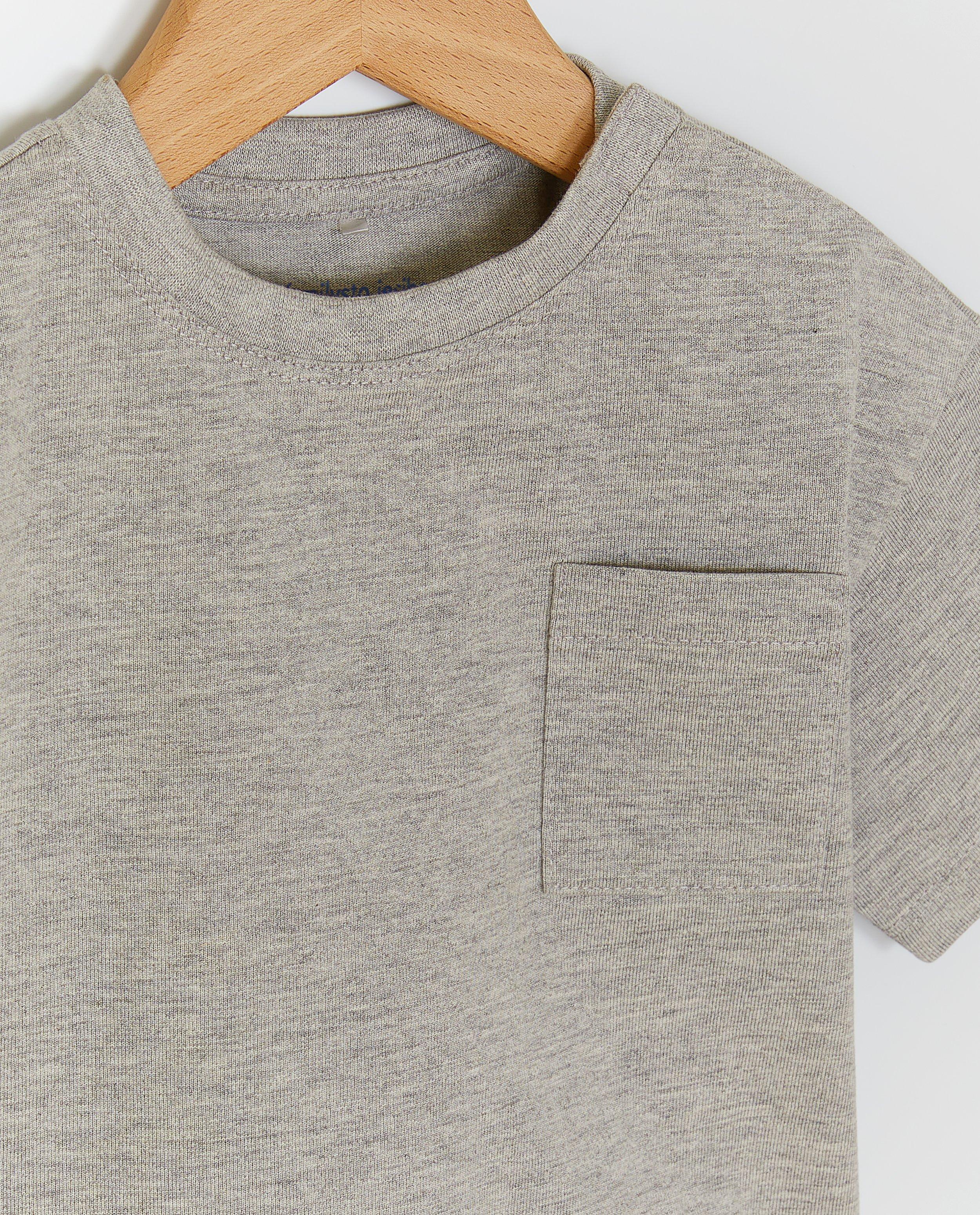 T-shirt met backprint Mini, loose fit, unisex, 62-92 - Product Detail - grijs - afbeelding nummer 4