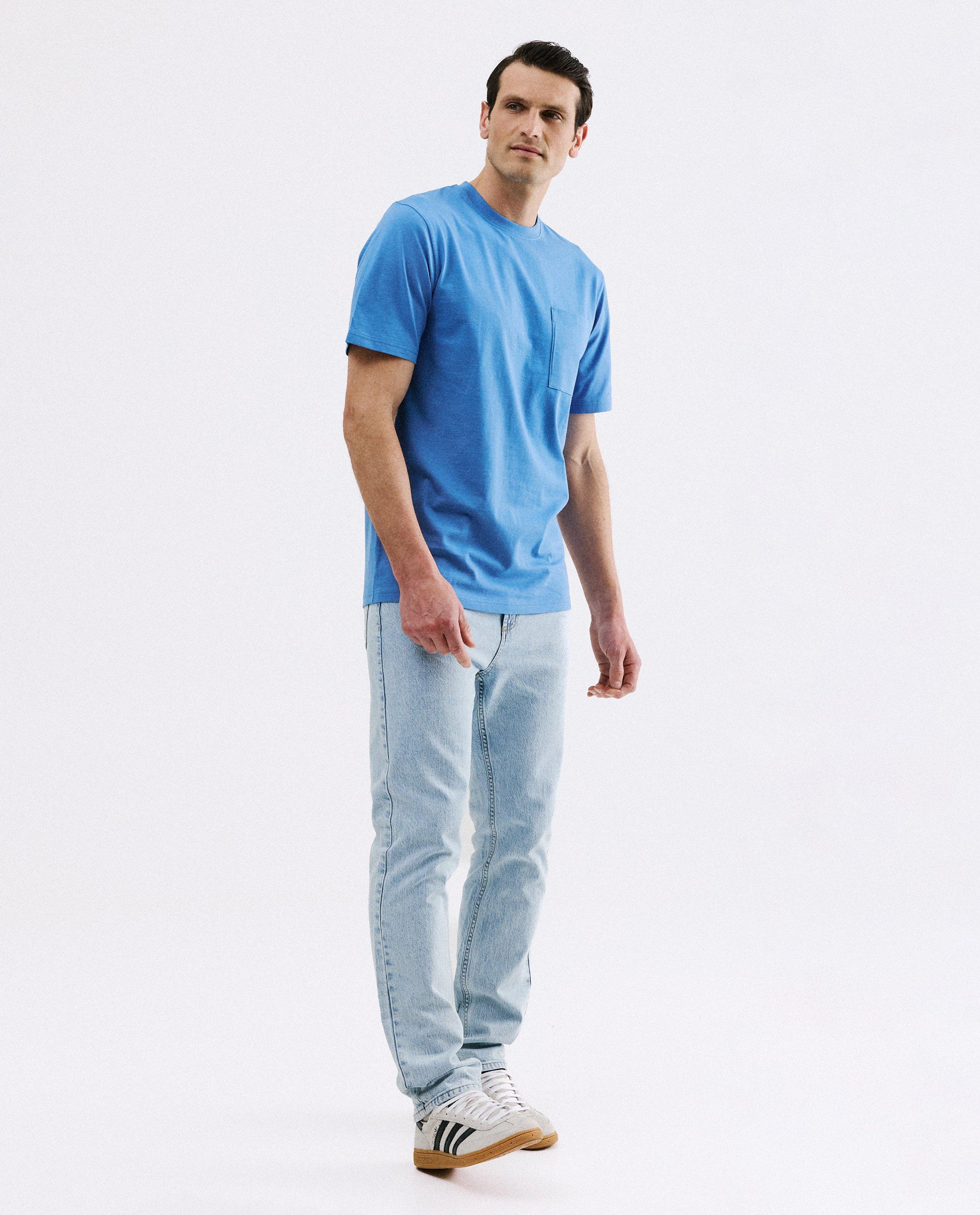 T-shirt met backprint, relaxed fit, S-XXL - Product Detail - blauw - afbeelding nummer 3