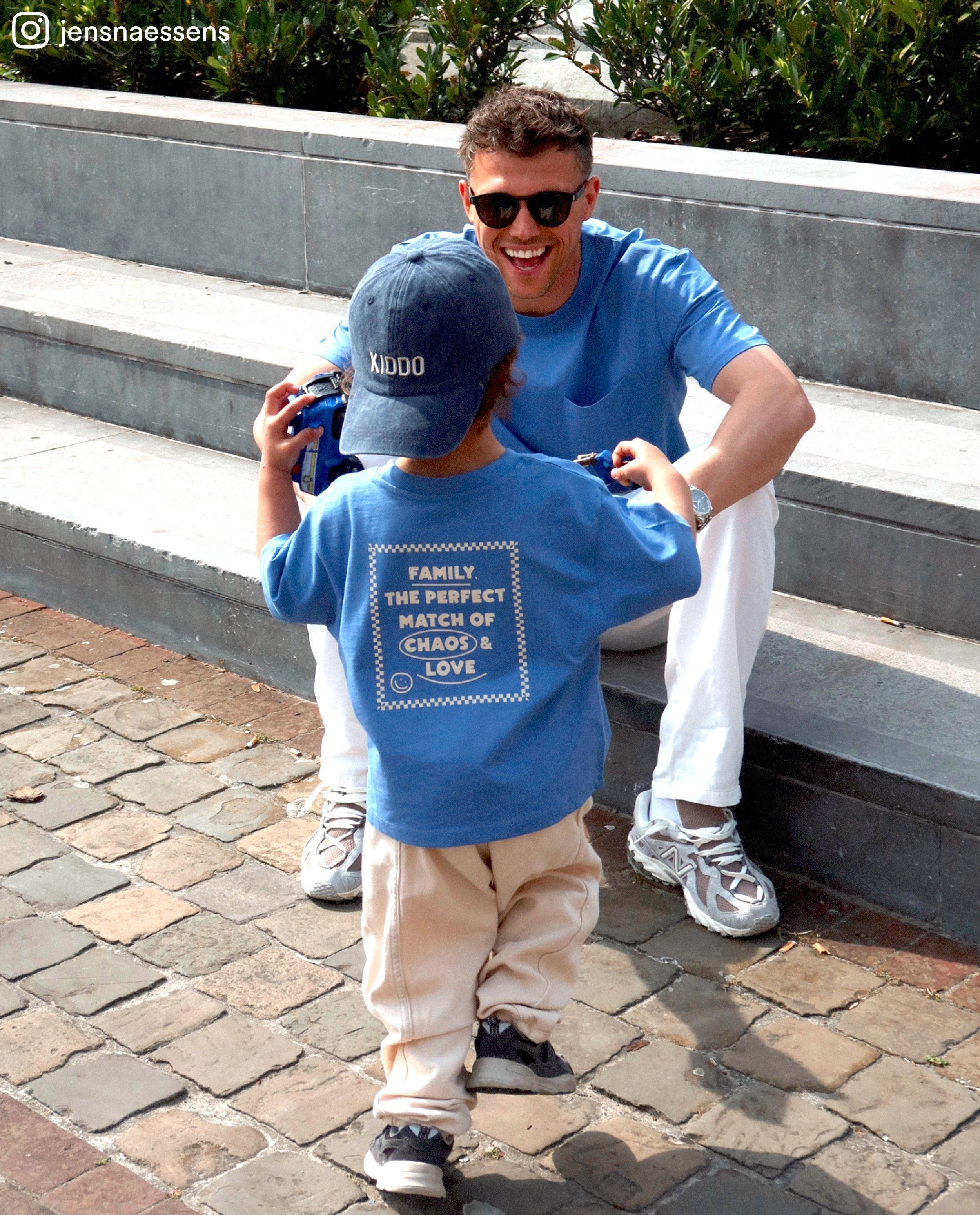 T-shirt met backprint, loose fit, unisex, 62-92 - Familystories