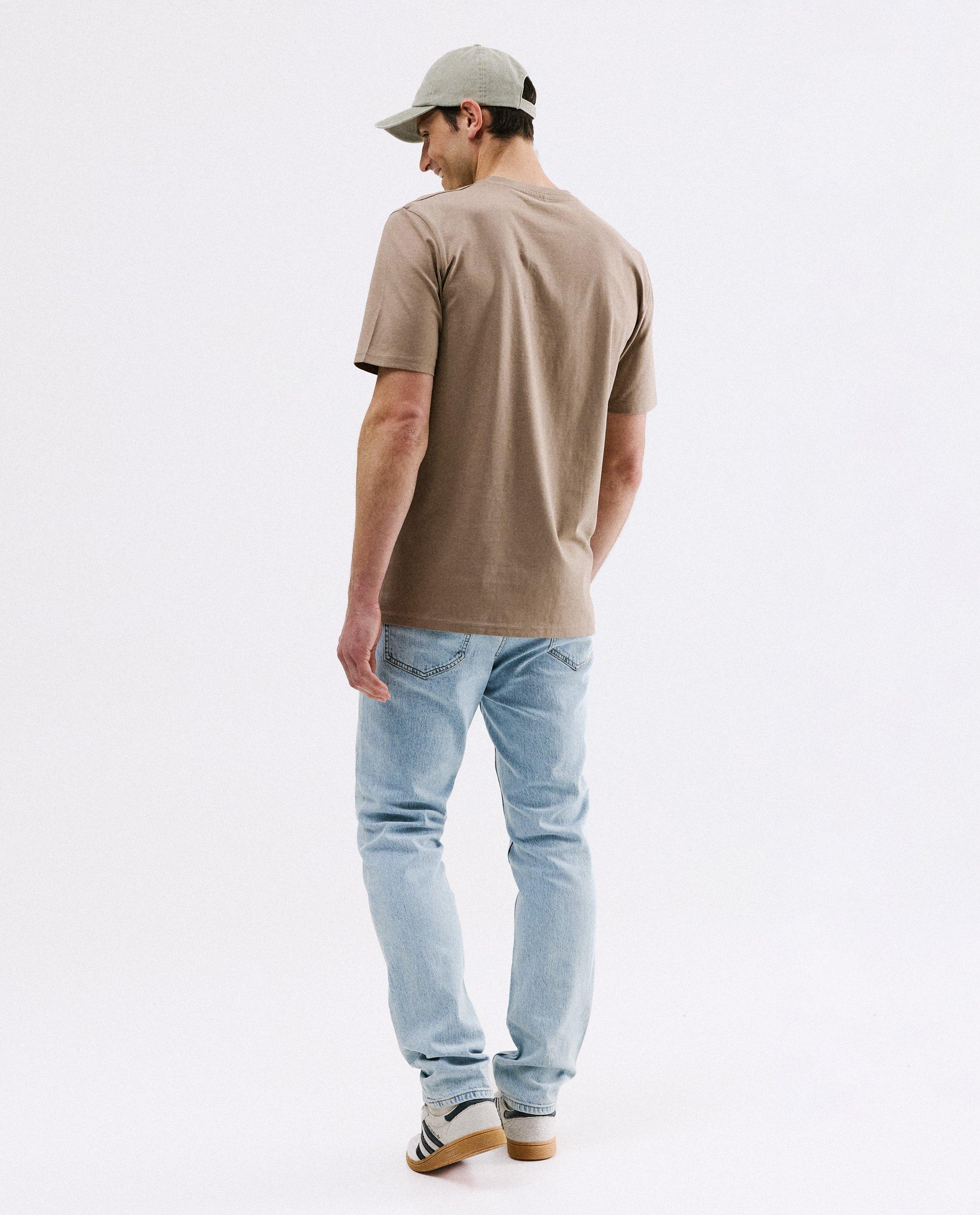 T-shirt #1 Dad, relaxed fit, S-XXL - Product Detail - lichtbruin - afbeelding nummer 3