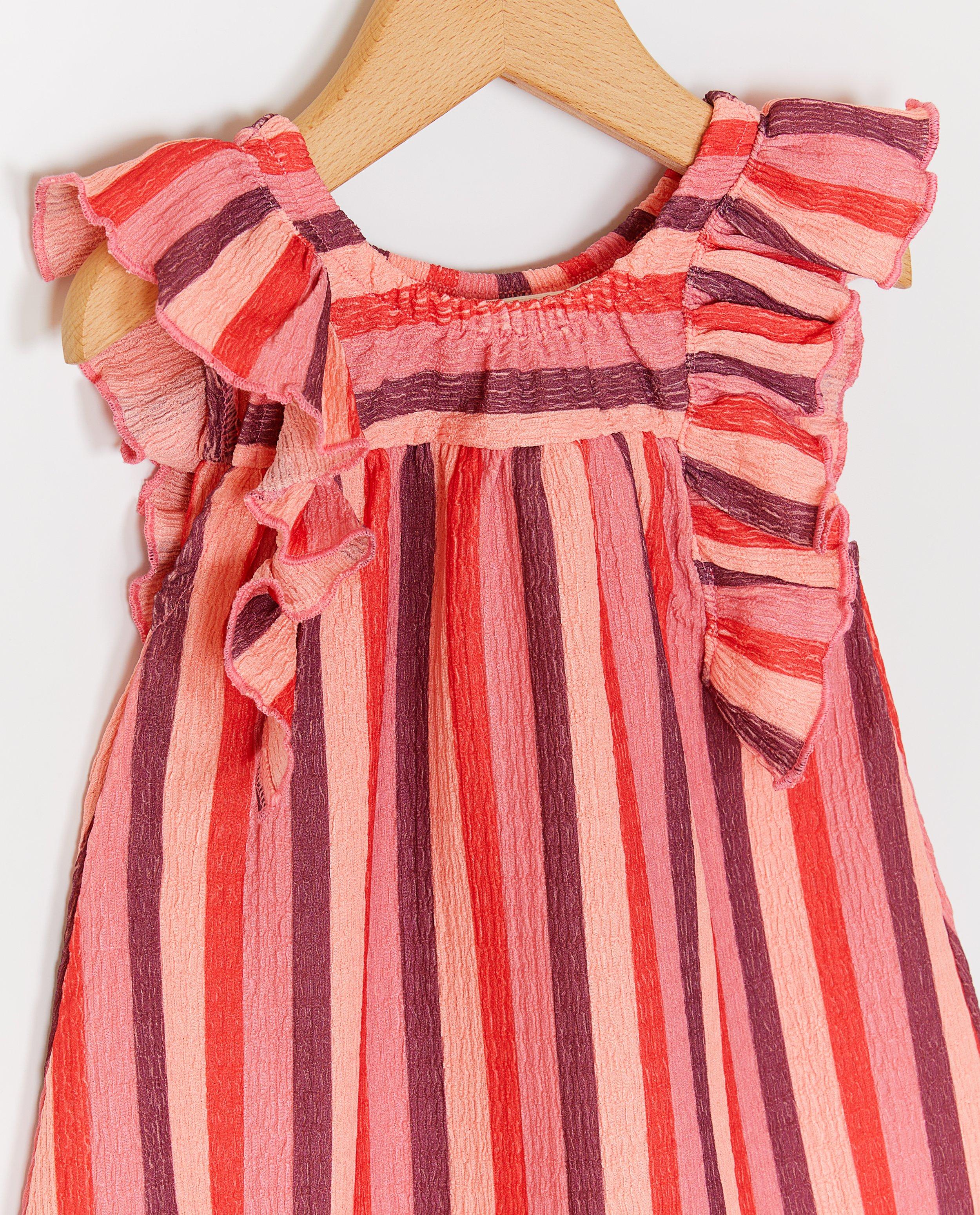 Jurk met textuur - Product Detail - roze - afbeelding nummer 3
