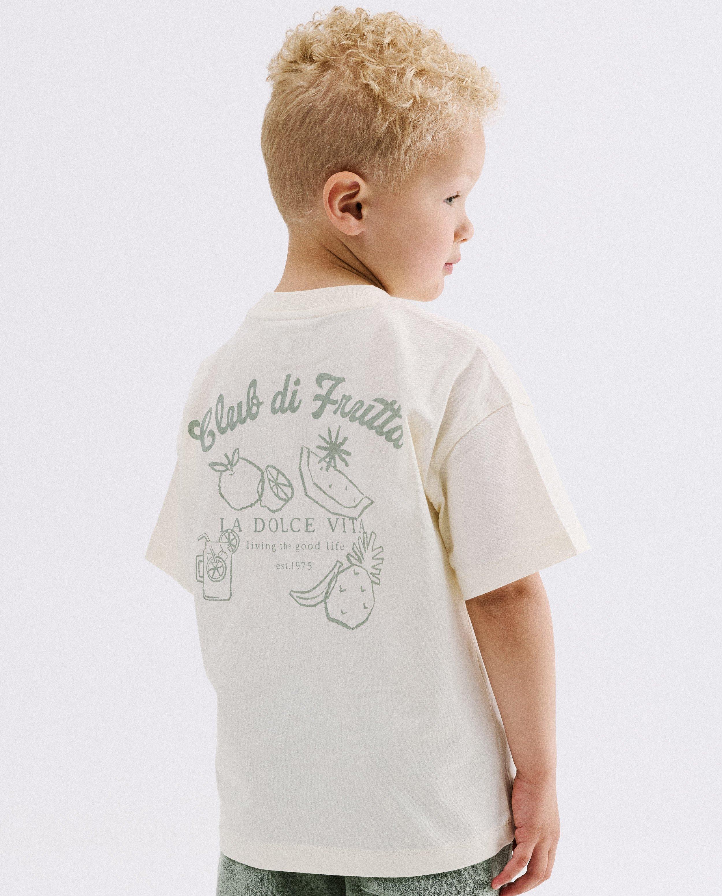 T-shirt avec imprim&eacute; au dos - D&eacute;tails du produit - blanc - image num&eacute;ro 1