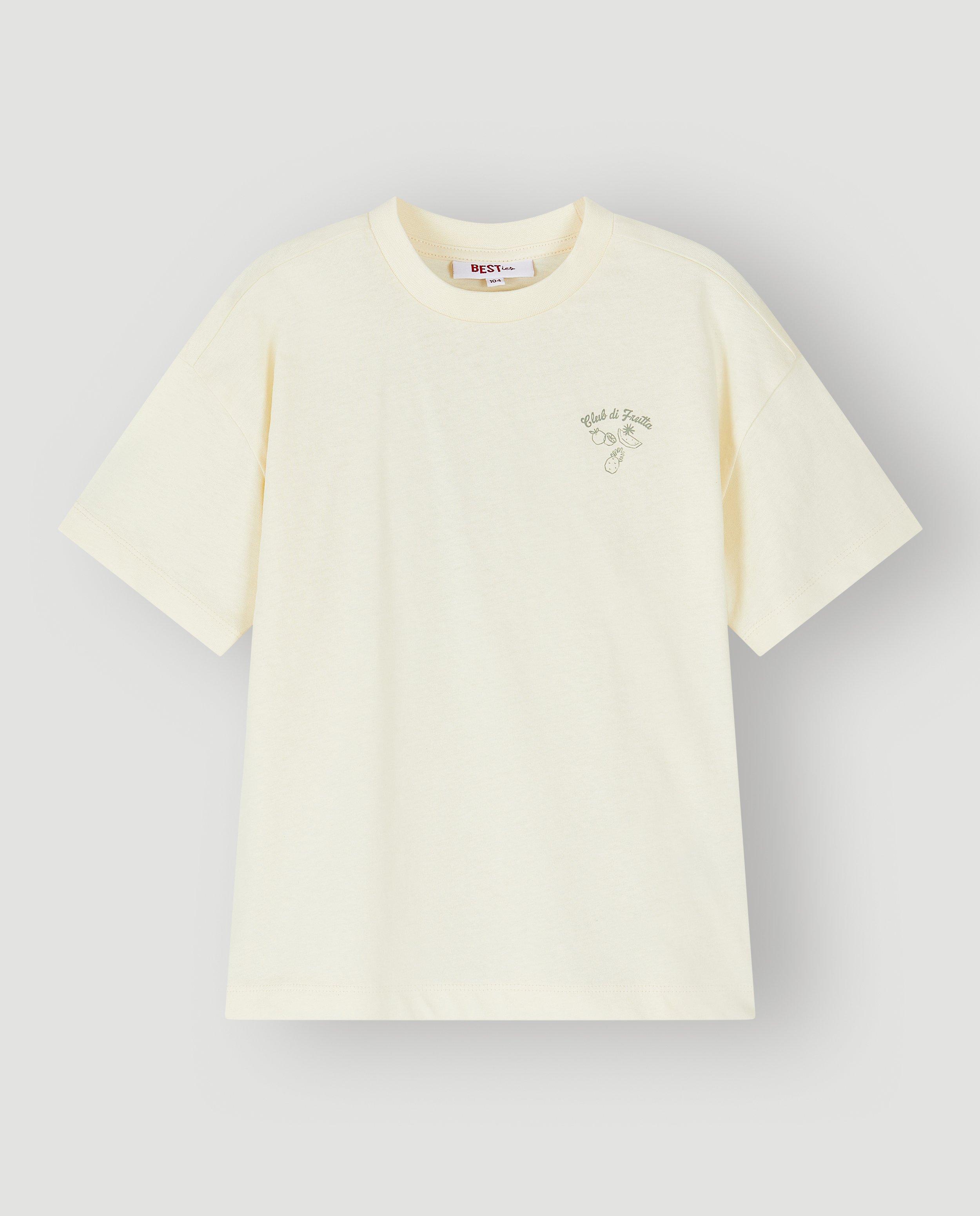 T-shirt avec imprim&eacute; au dos - D&eacute;tails du produit - blanc - image num&eacute;ro 5