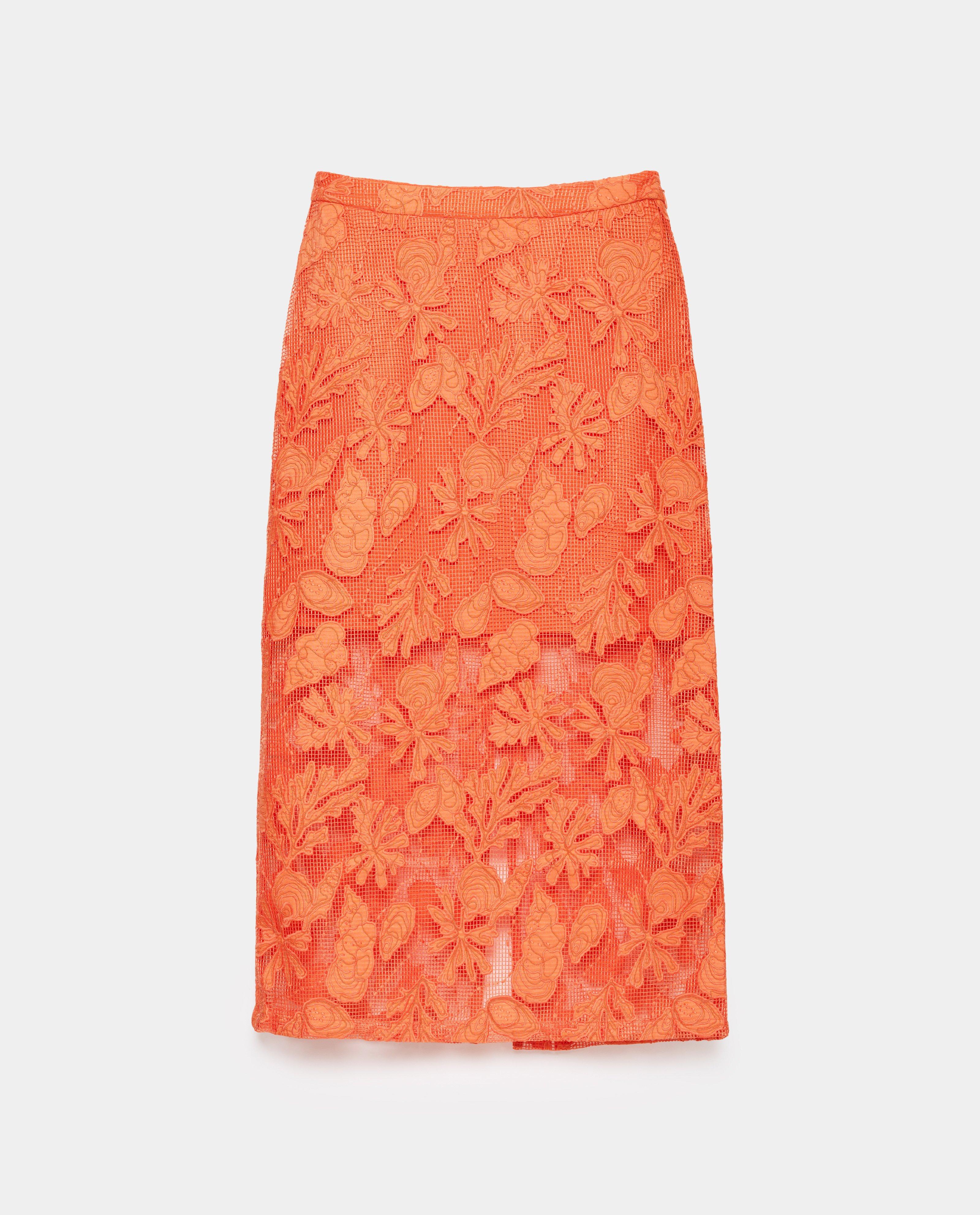 Rok met kanten bloemenpatroon - Product Detail - feloranje - afbeelding nummer 4