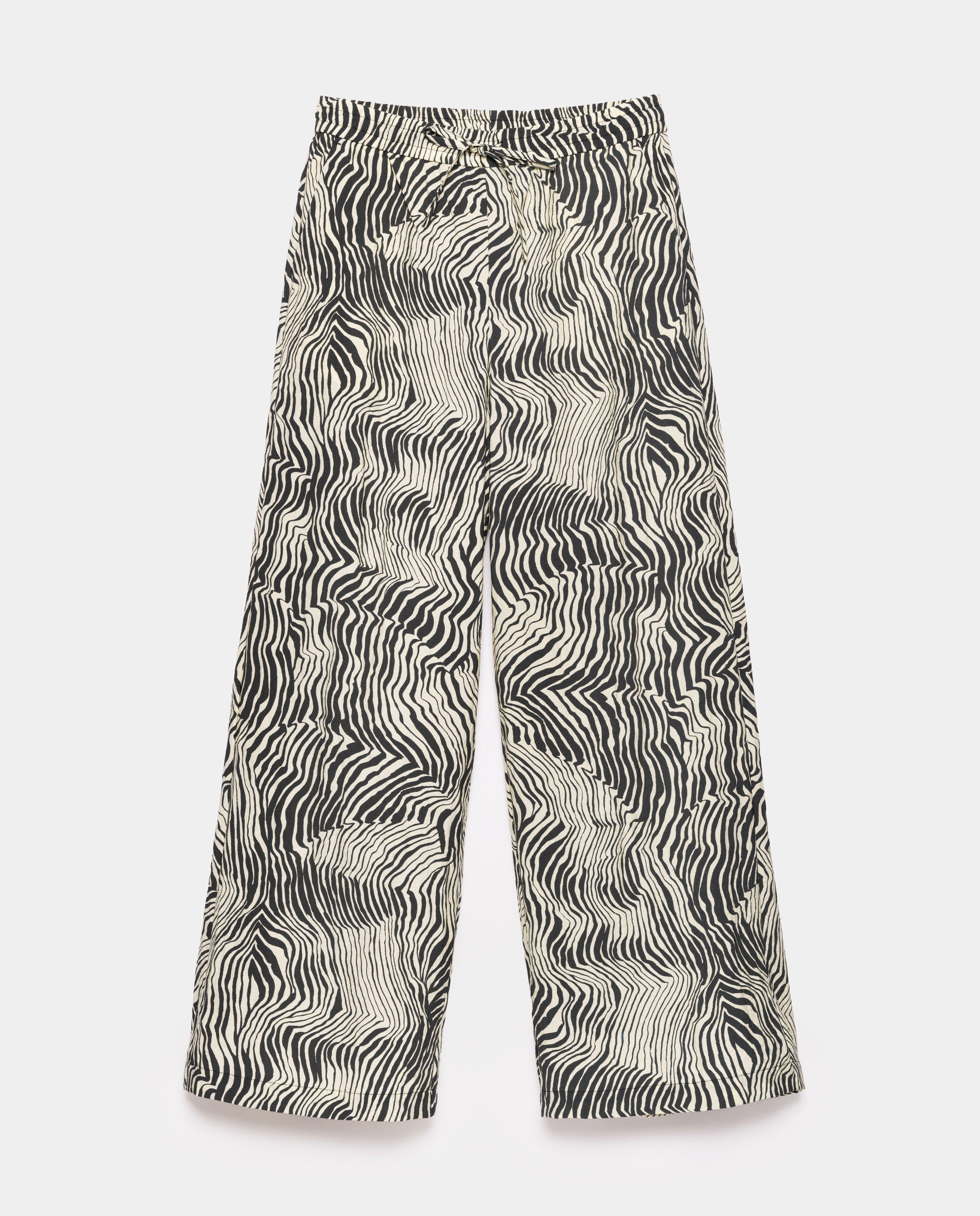 Broek met zebraprint - Product Detail - donkergrijs - afbeelding nummer 4