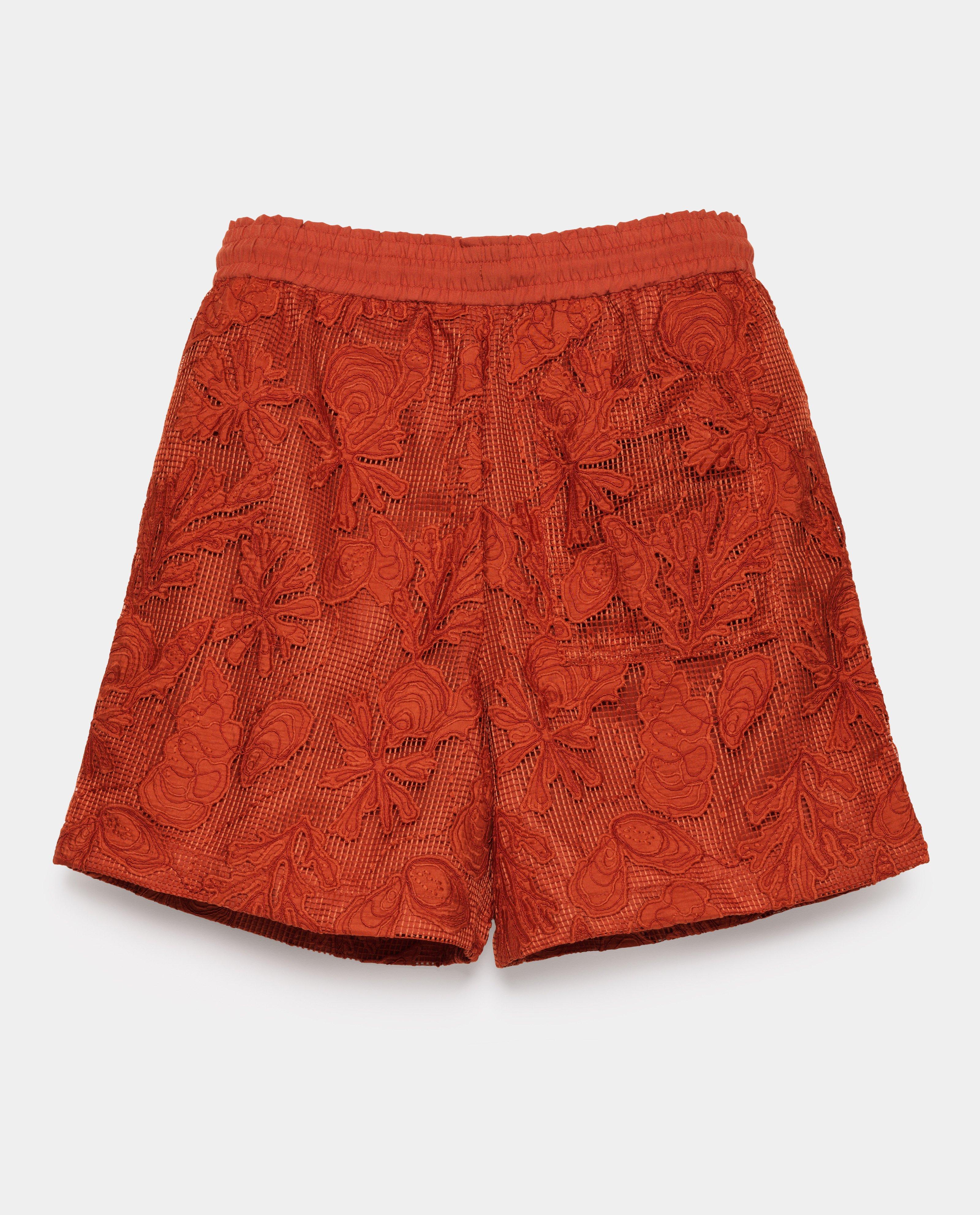 Kanten short - Product Detail - donkerrood - afbeelding nummer 6