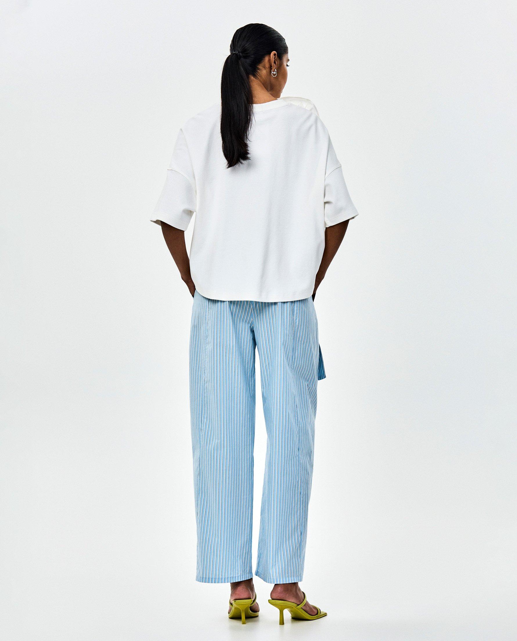 T-shirt met ruches - Product Detail - wit - afbeelding nummer 3