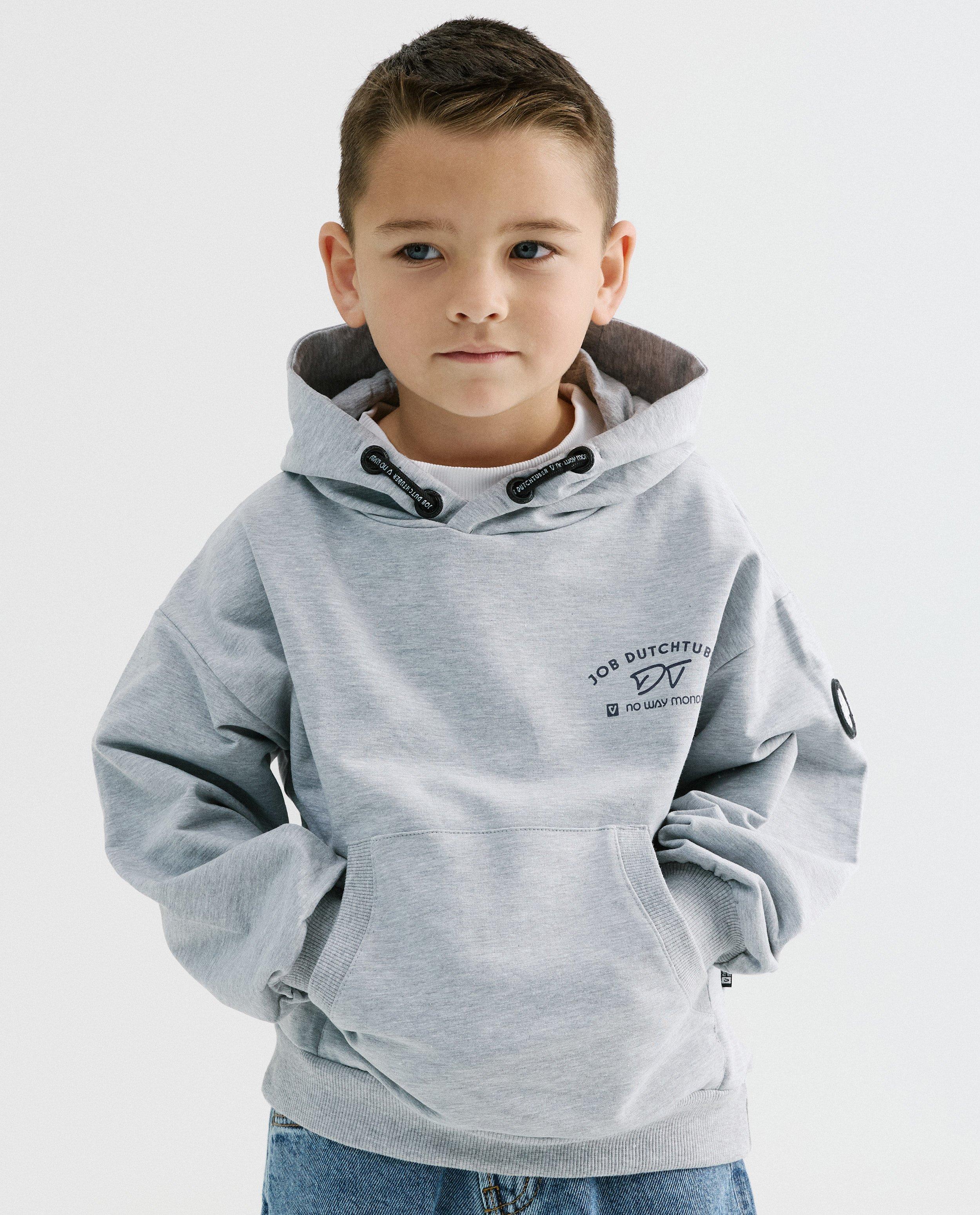 Hoodie met backprint, 110-152, unisex - Product Detail - grijs - afbeelding nummer 2