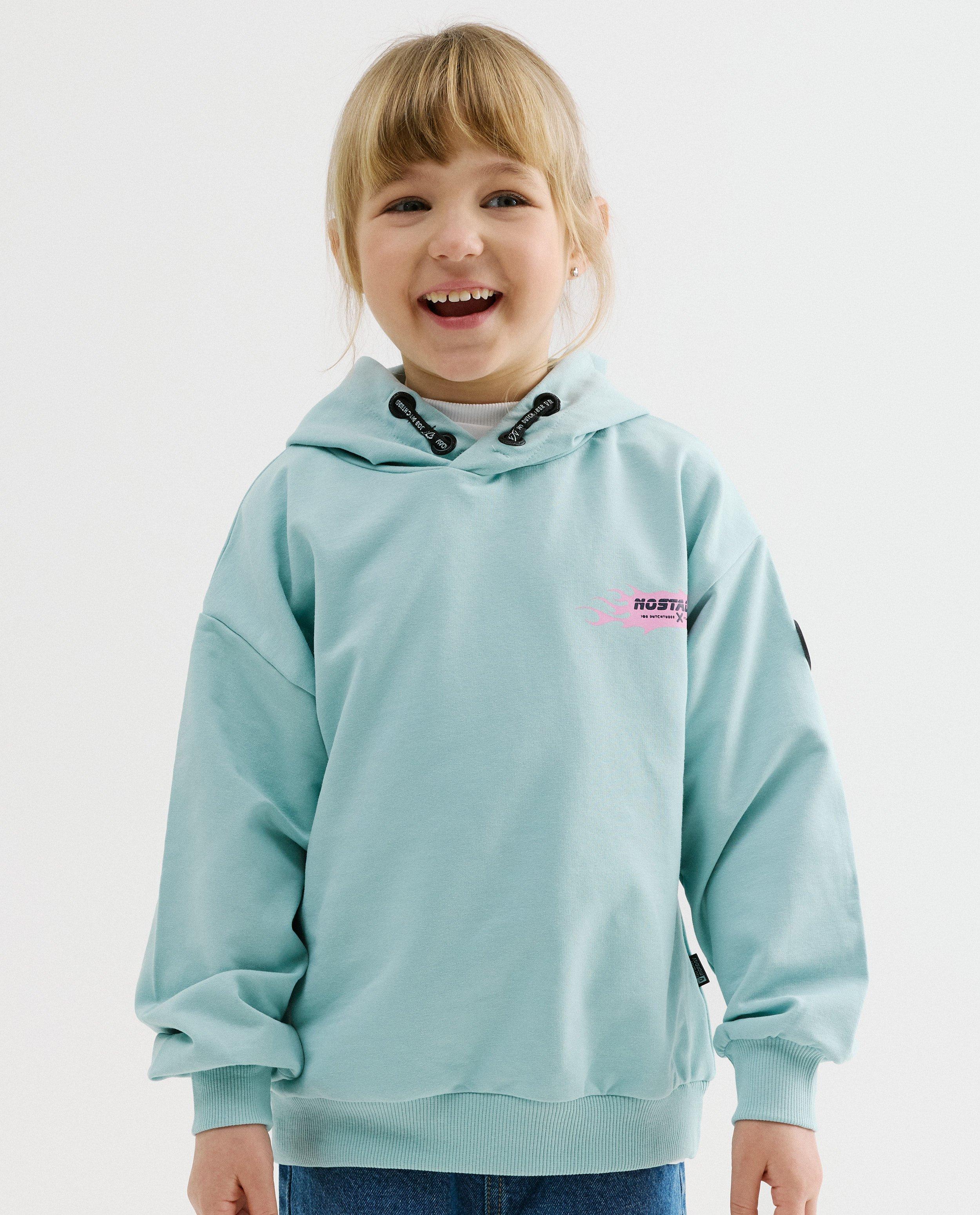 Hoodie met backprint, 110-152, unisex - Product Detail - lichtblauw - afbeelding nummer 2