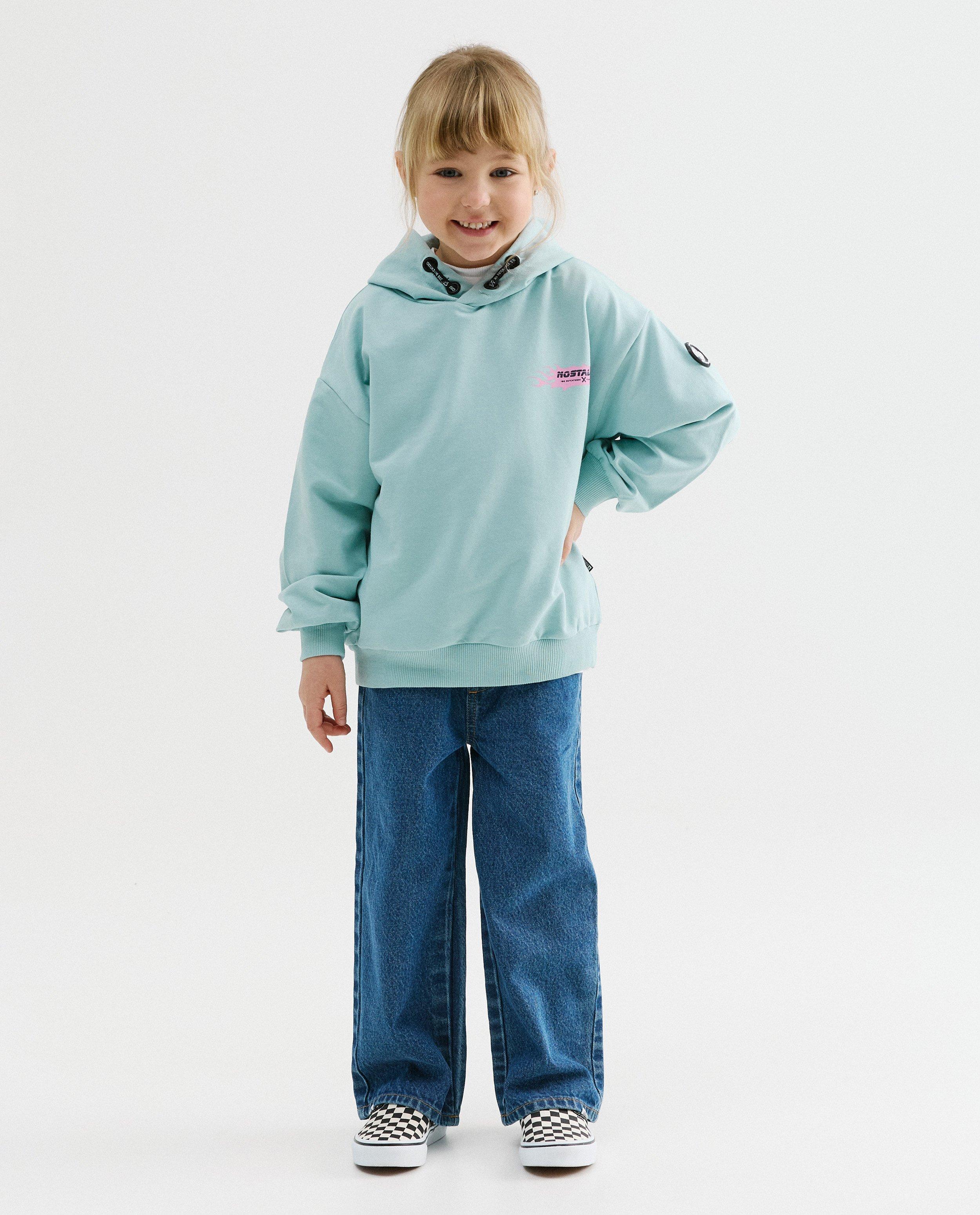 Hoodie met backprint, 110-152, unisex - Product Detail - lichtblauw - afbeelding nummer 3