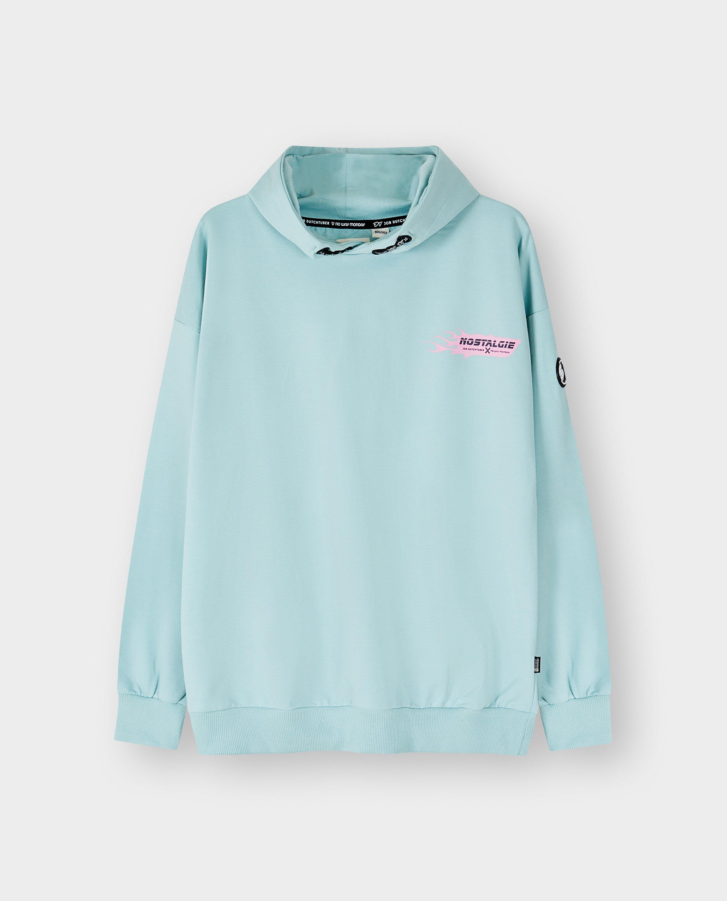 Hoodie met backprint, 110-152, unisex - Product Detail - lichtblauw - afbeelding nummer 11