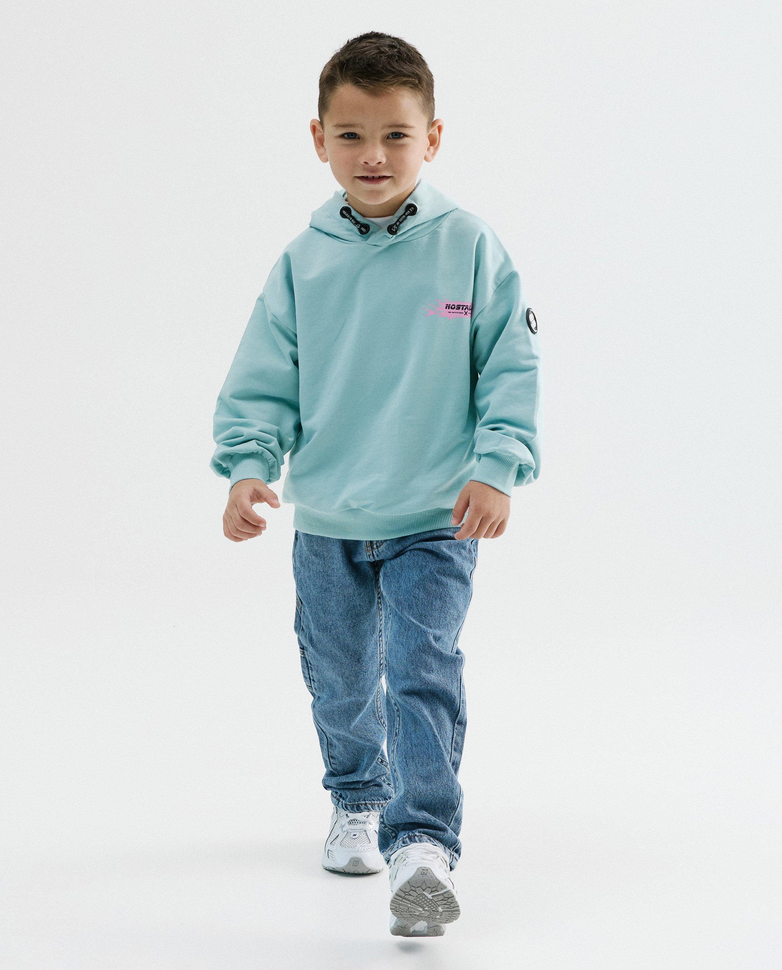 Hoodie met backprint, 110-152, unisex - Product Detail - lichtblauw - afbeelding nummer 7