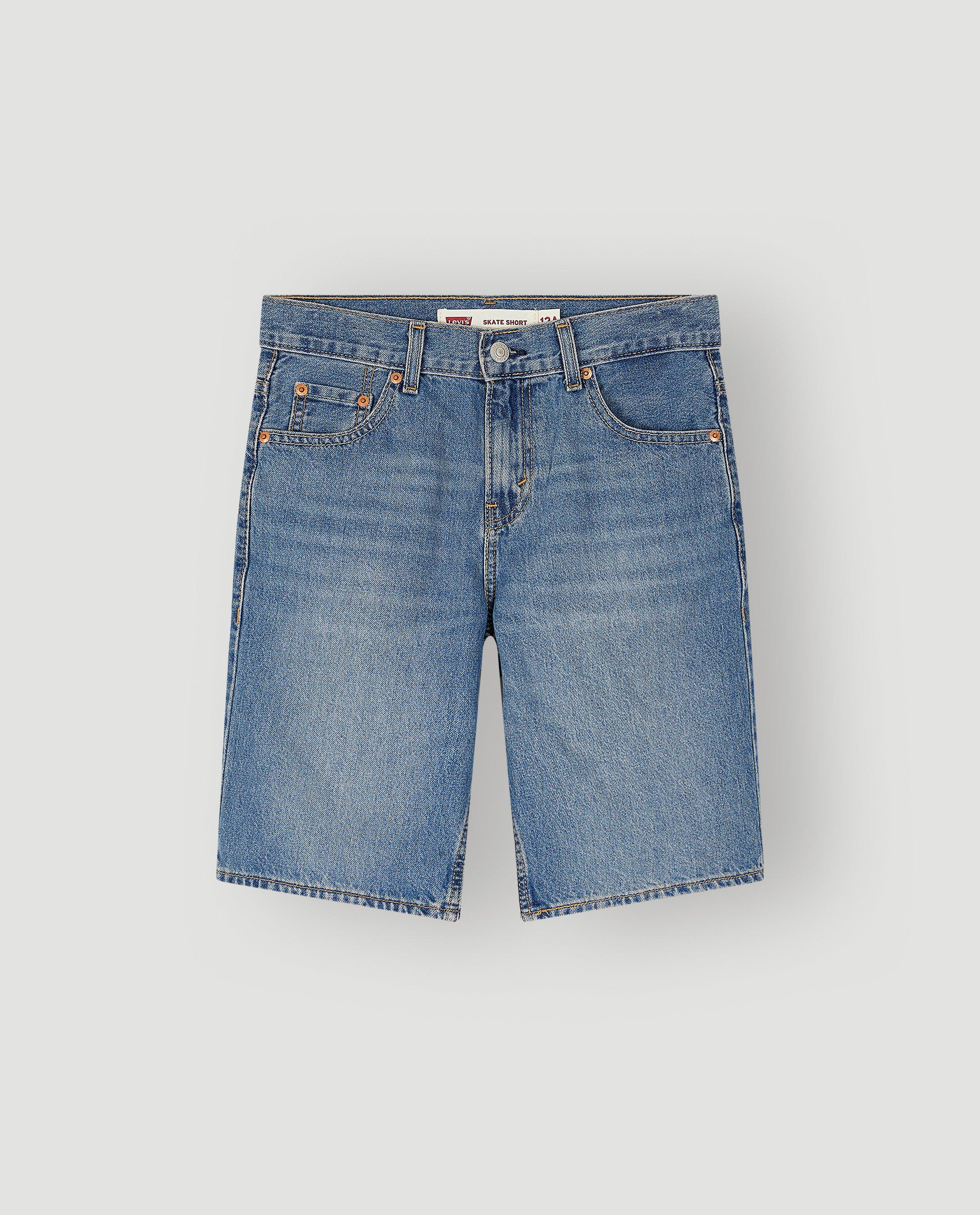 Short en jean bleu, loose fit, 10-16 ans - D&eacute;tails du produit - bleu - image num&eacute;ro 1