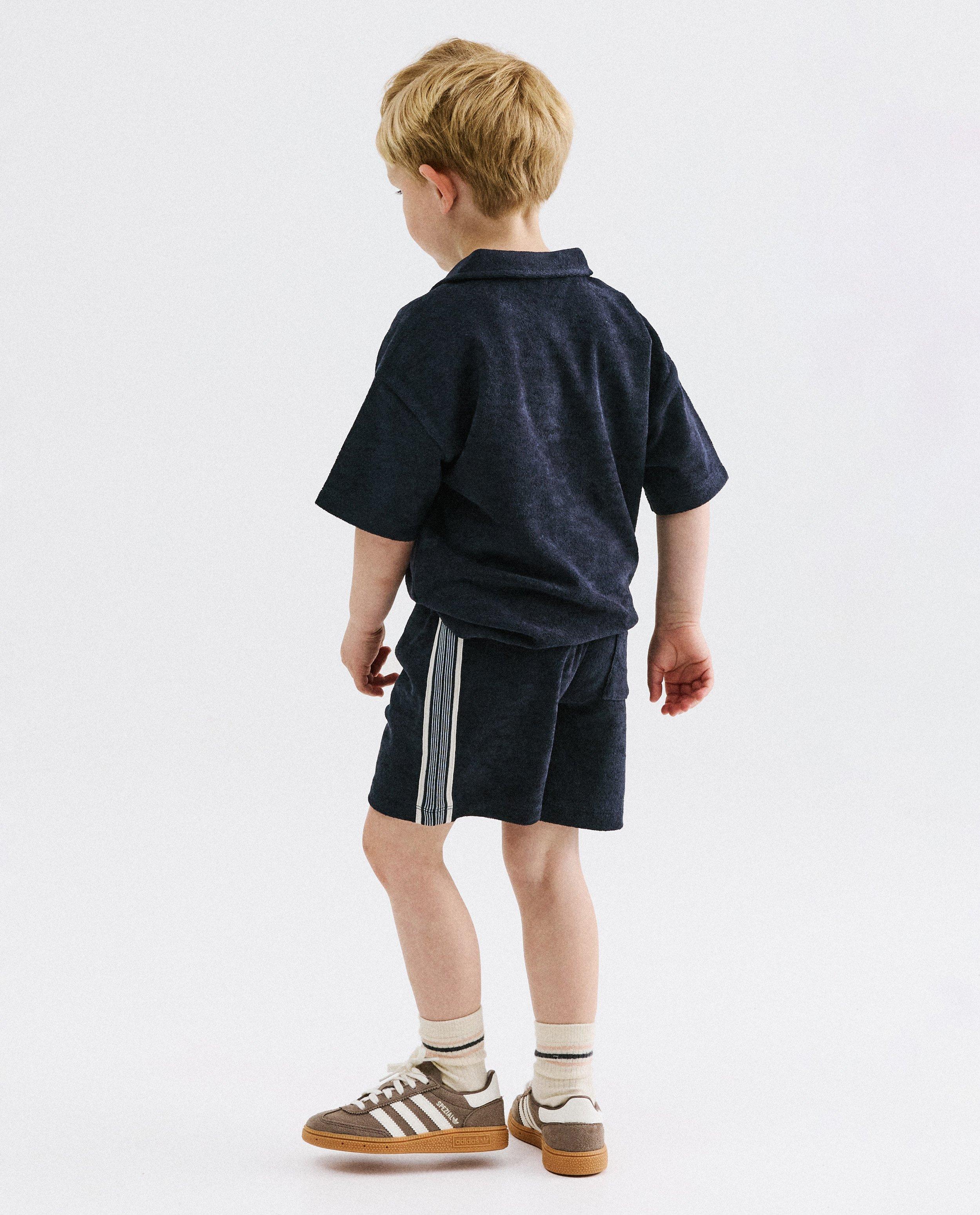 Short met zijstreep - Product Detail - donkerblauw - afbeelding nummer 2