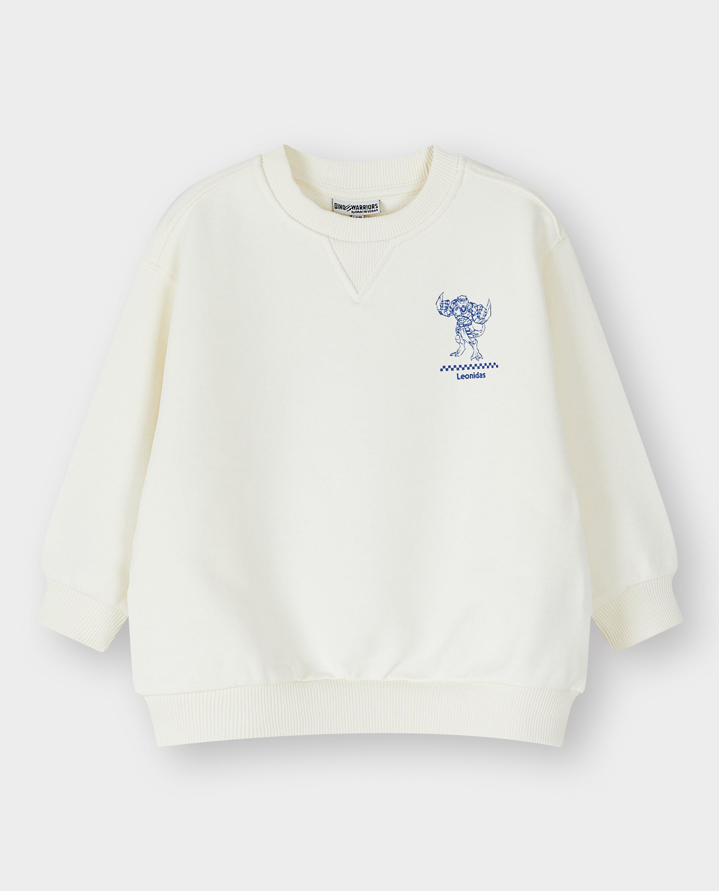 Sweater met backprint Dino Warriors Dimitri Vegas, 104-152 - Product Detail - wit - afbeelding nummer 5