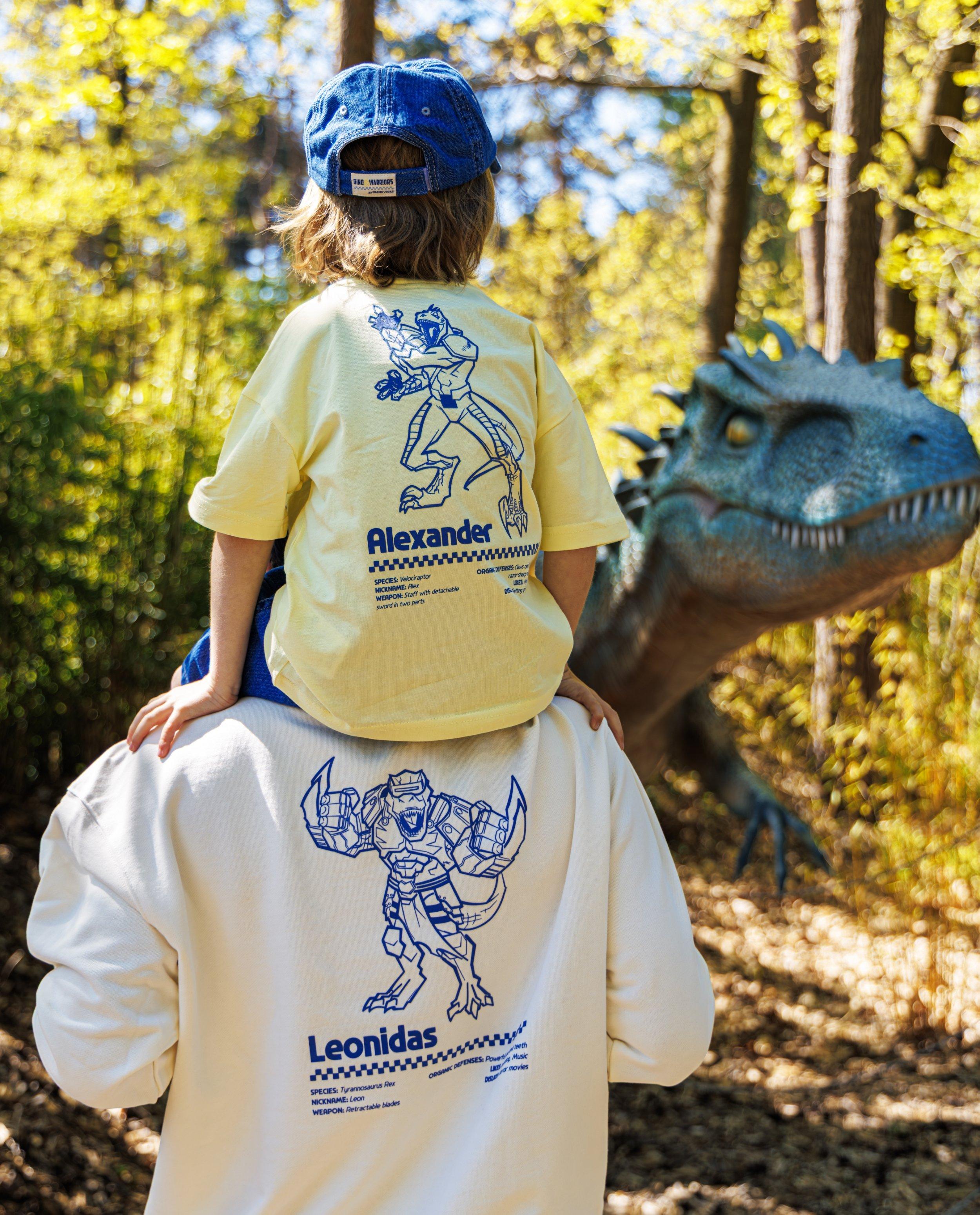 Sweat avec imprim&eacute; au dos Dino Warriors Dimitri Vegas, 104-152 - D&eacute;tails du produit - blanc - image num&eacute;ro 4