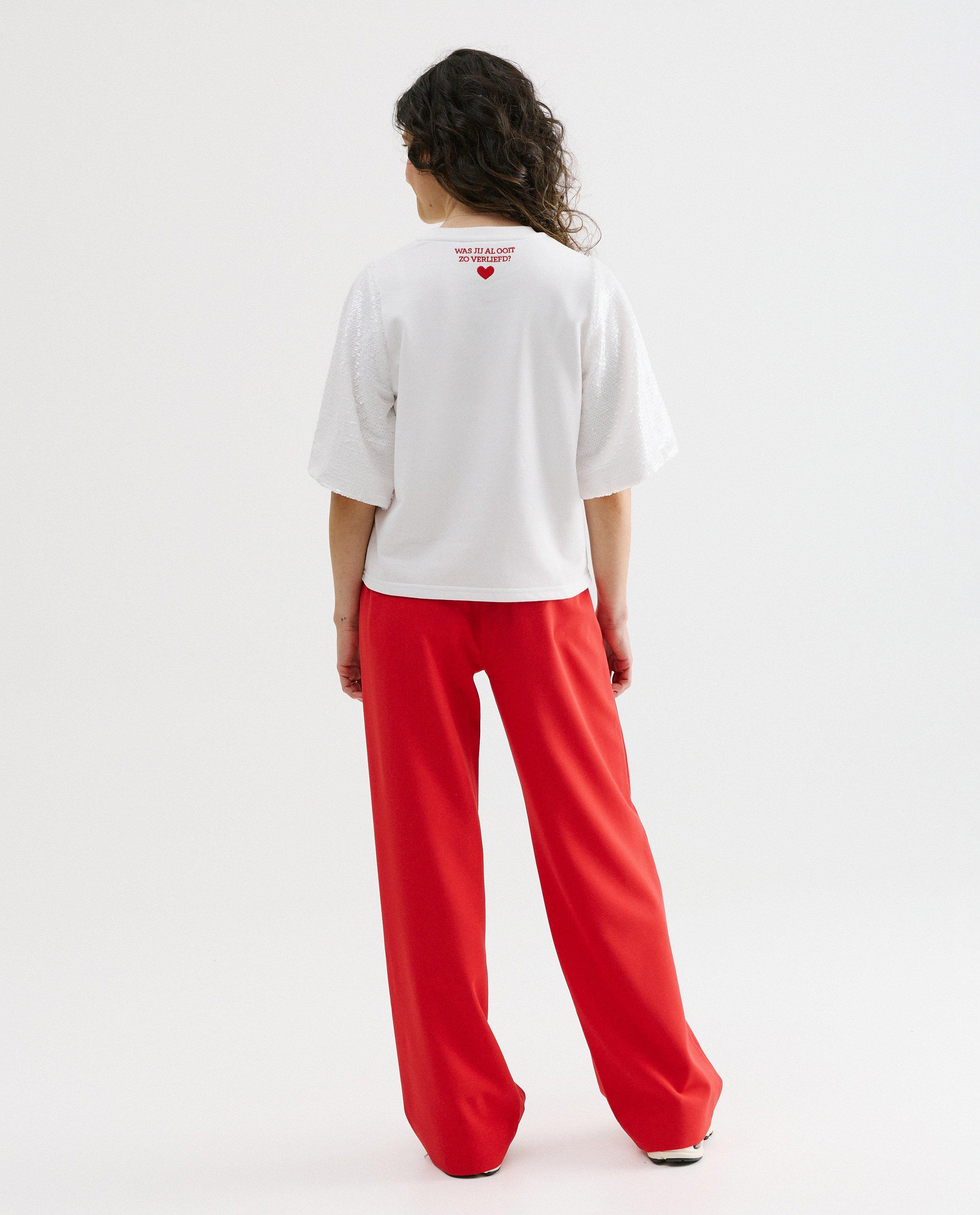 T-shirt met pailletten, XS-XXL - Product Detail - wit - afbeelding nummer 3