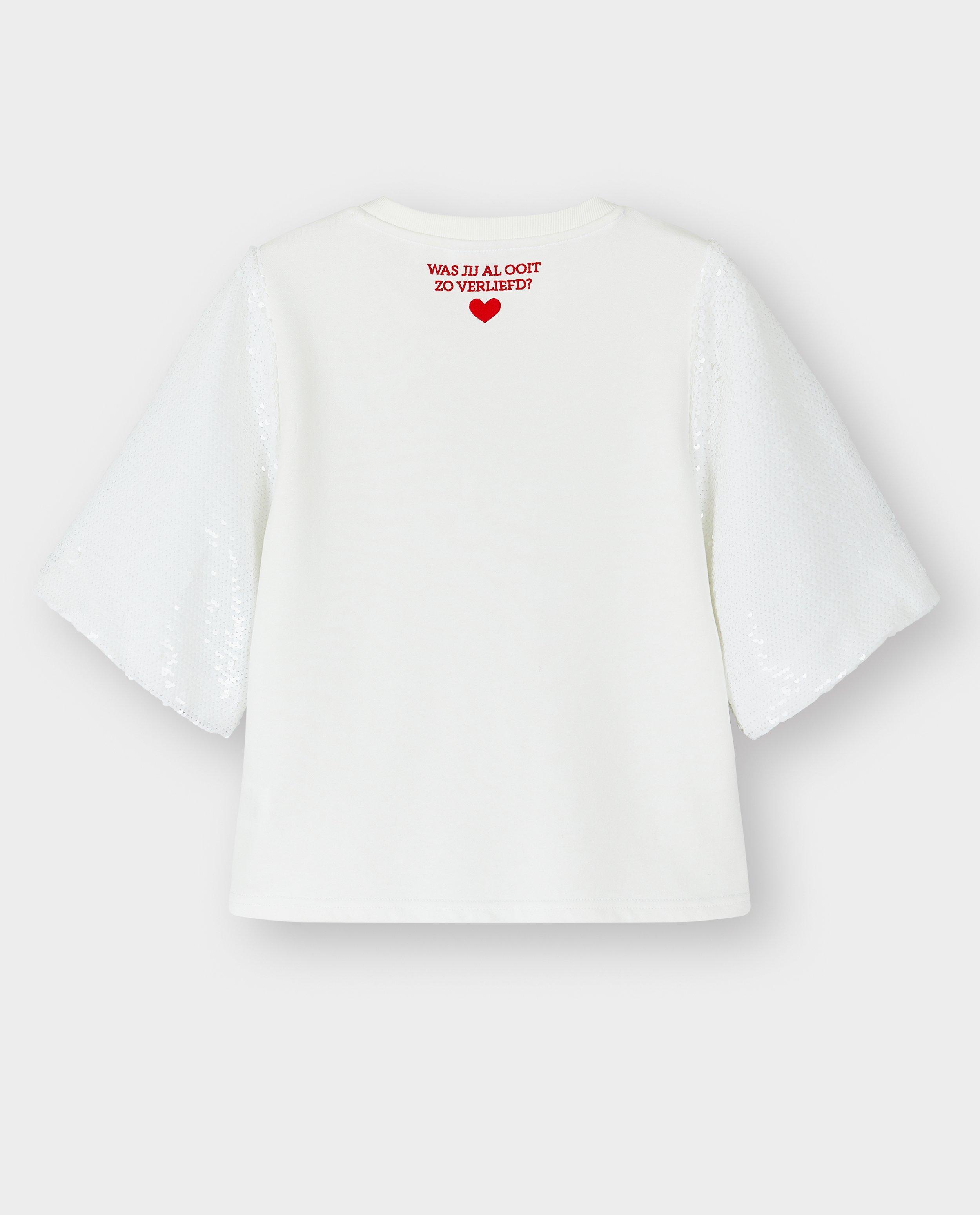 T-shirt met pailletten, XS-XXL - Product Detail - wit - afbeelding nummer 6
