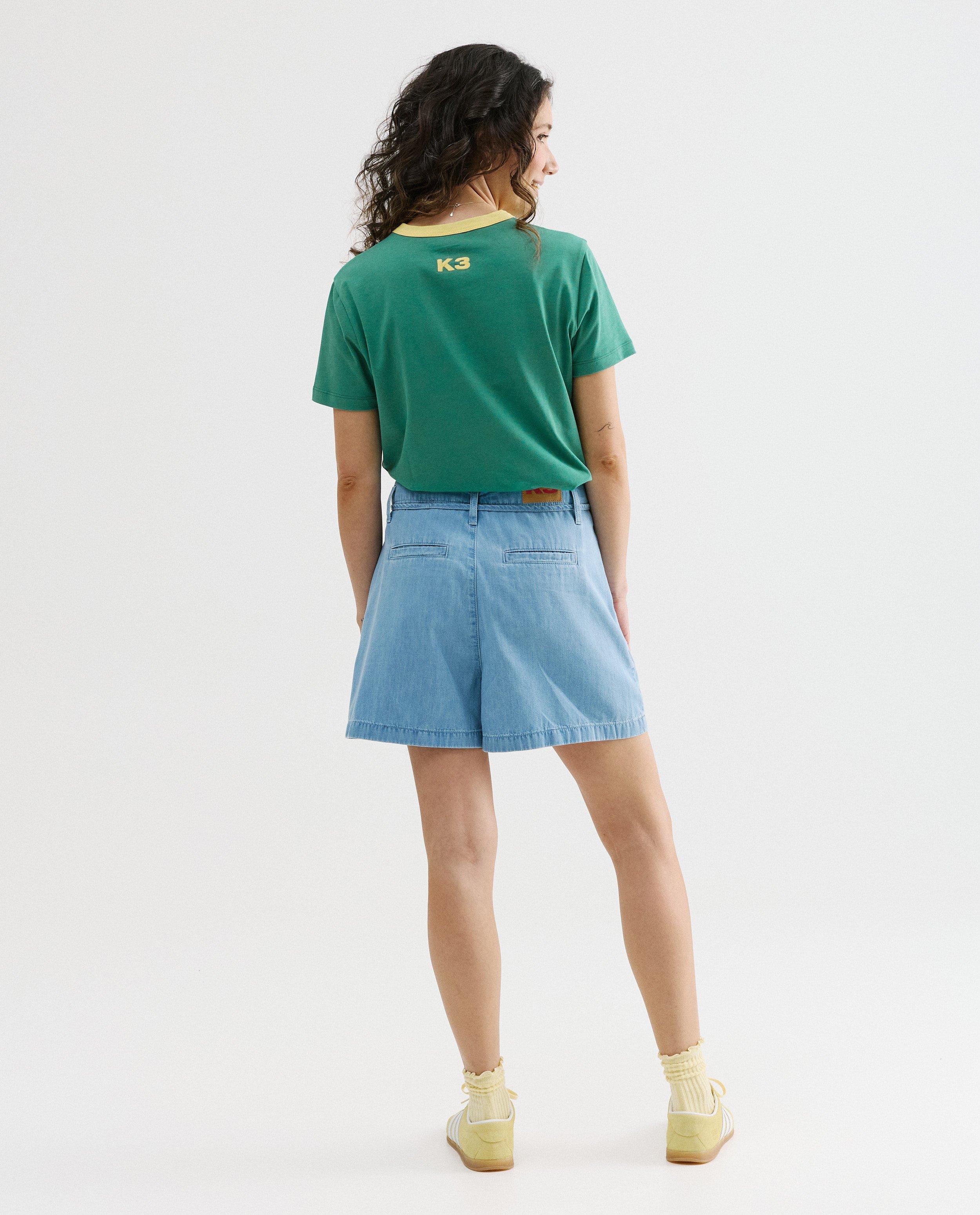 T-shirt met opschrift Je t'aime, XS-XXL - Product Detail - khaki - afbeelding nummer 3